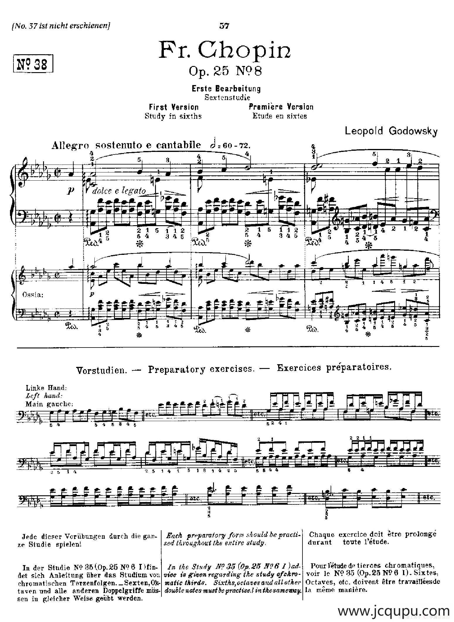 53首改编练习曲（No.37）简谱