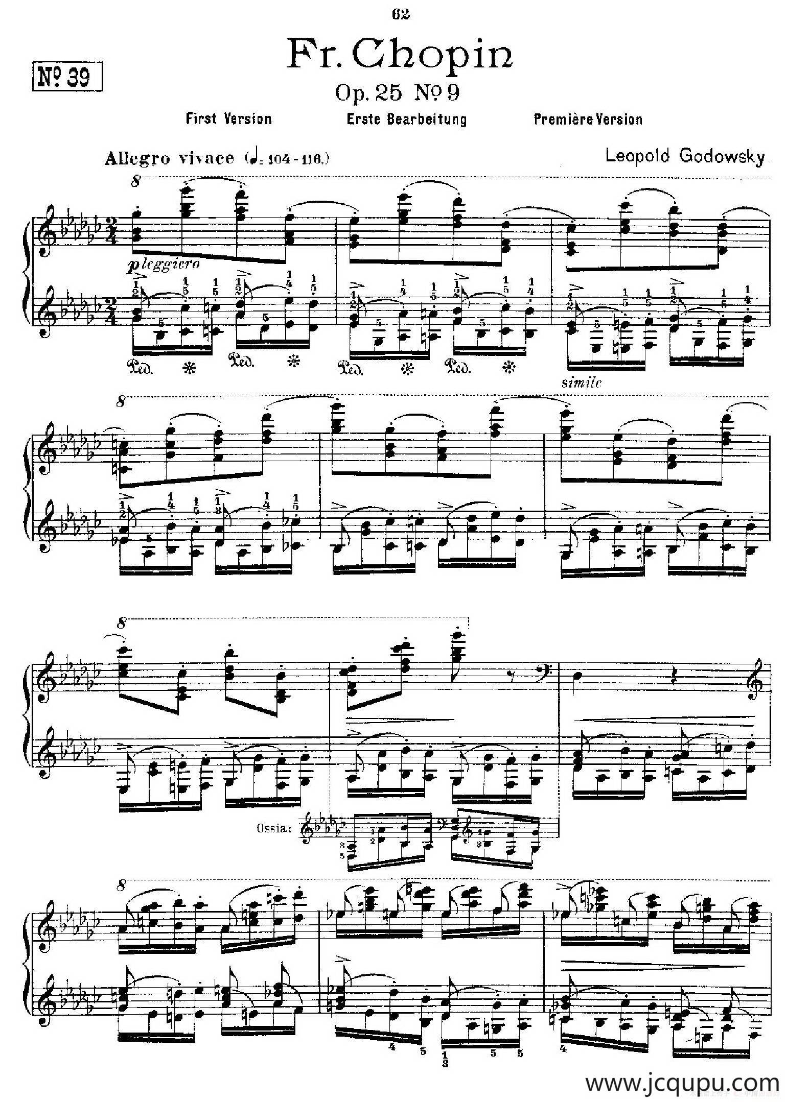 53首改编练习曲（No.38）简谱