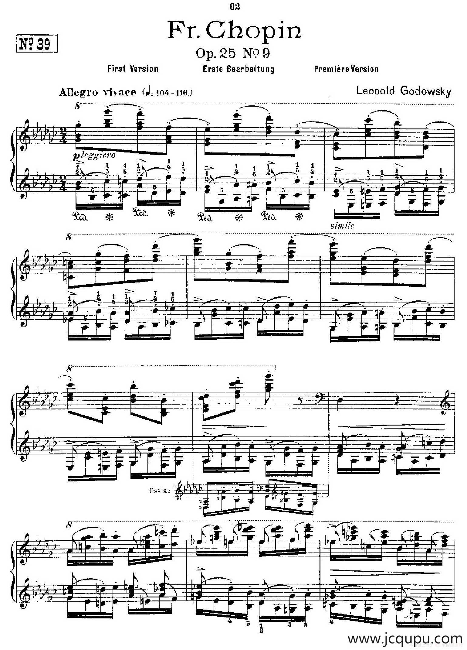 53首改编练习曲（No.39）简谱