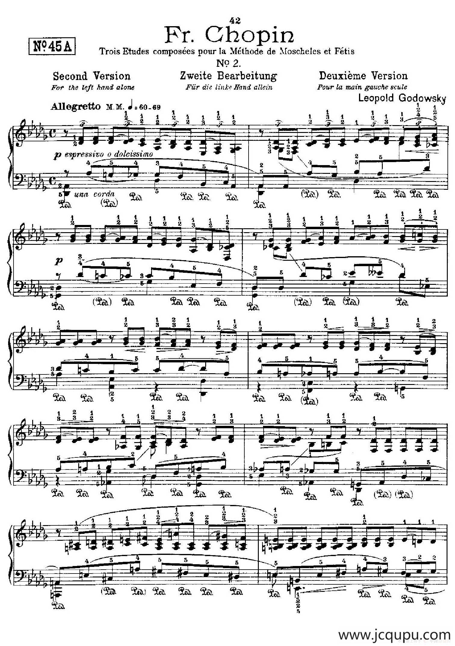 53首改编练习曲（No.45A）简谱