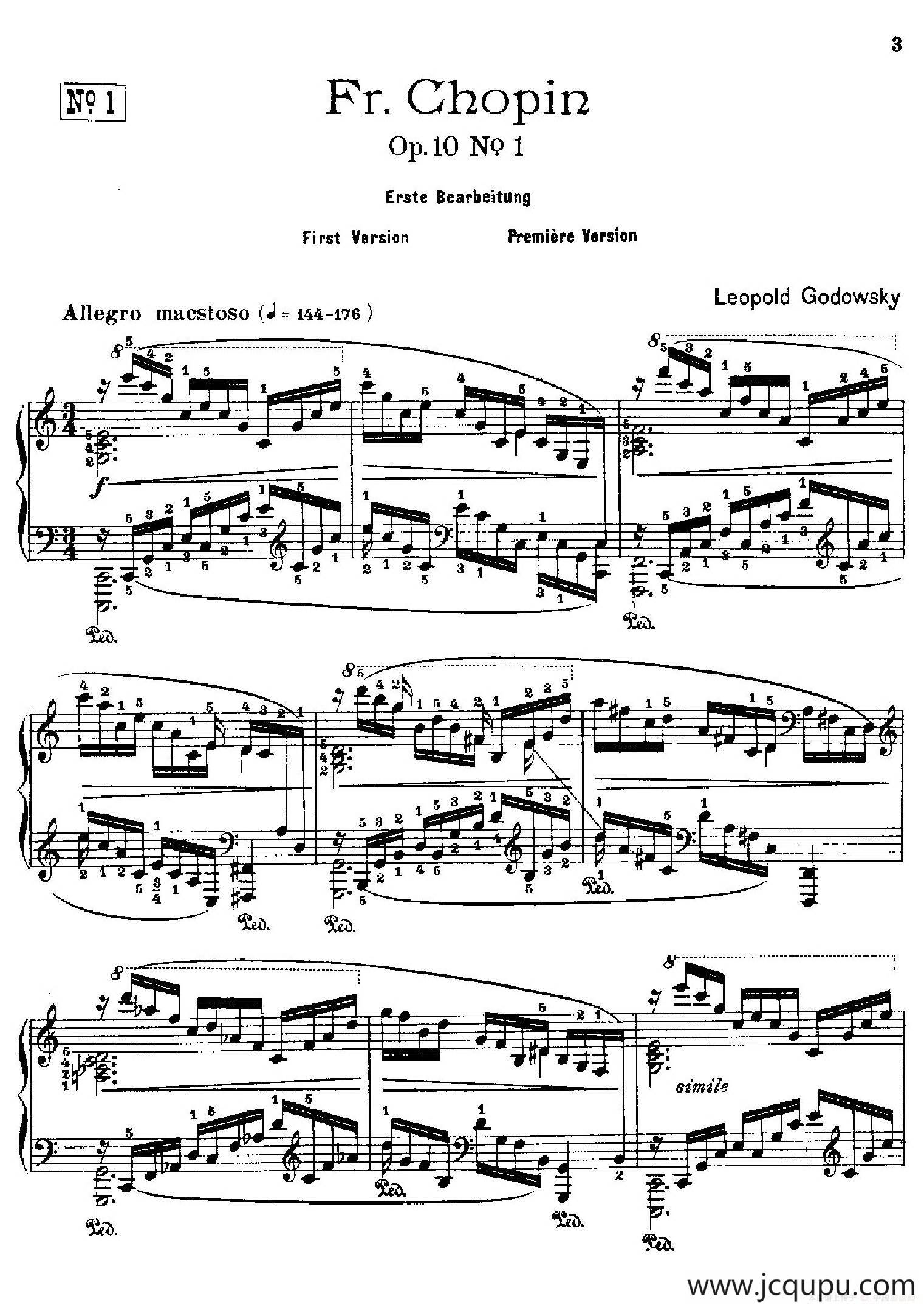 53首改编练习曲（No.1）简谱