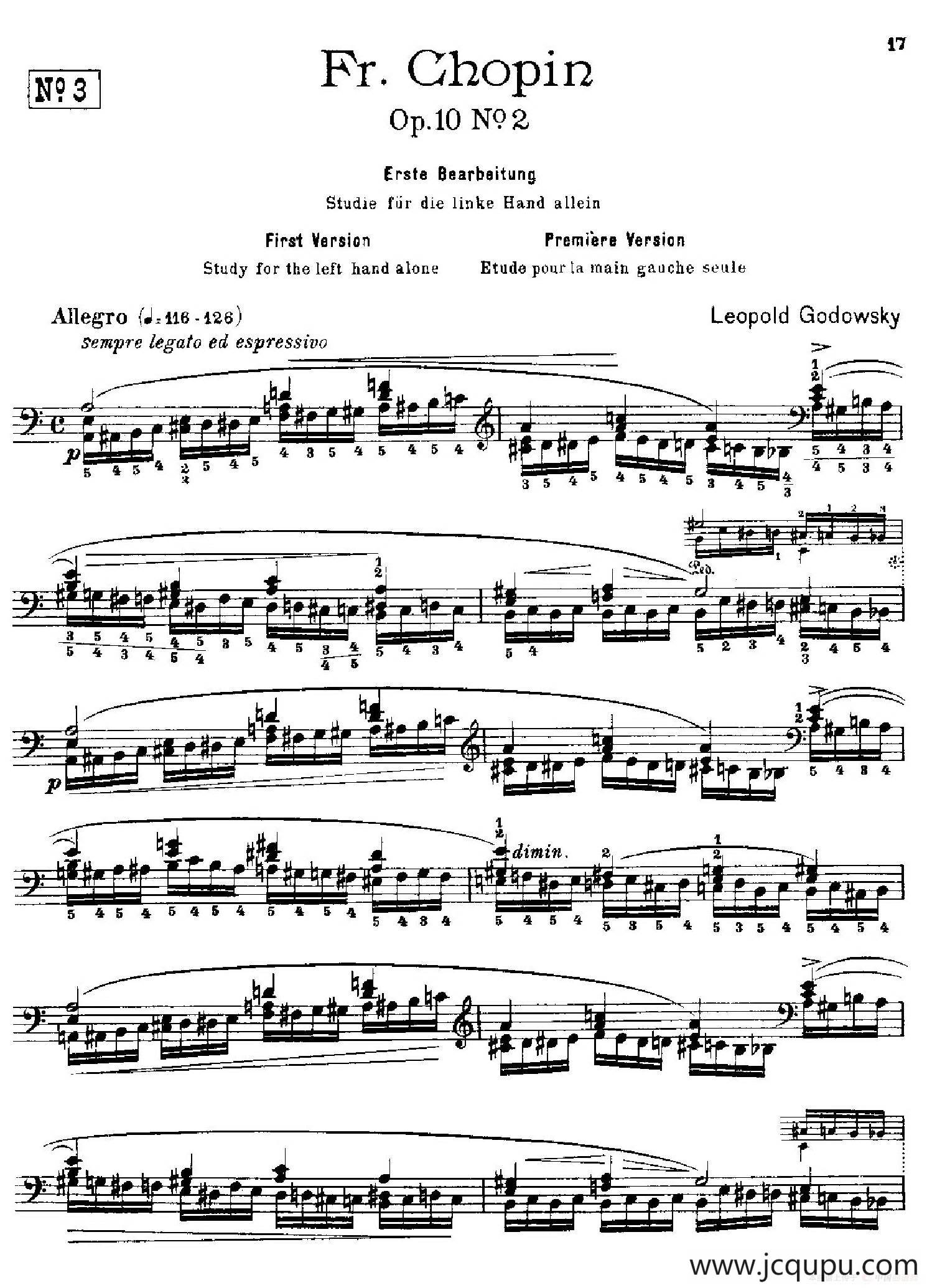 53首改编练习曲（No.3）简谱