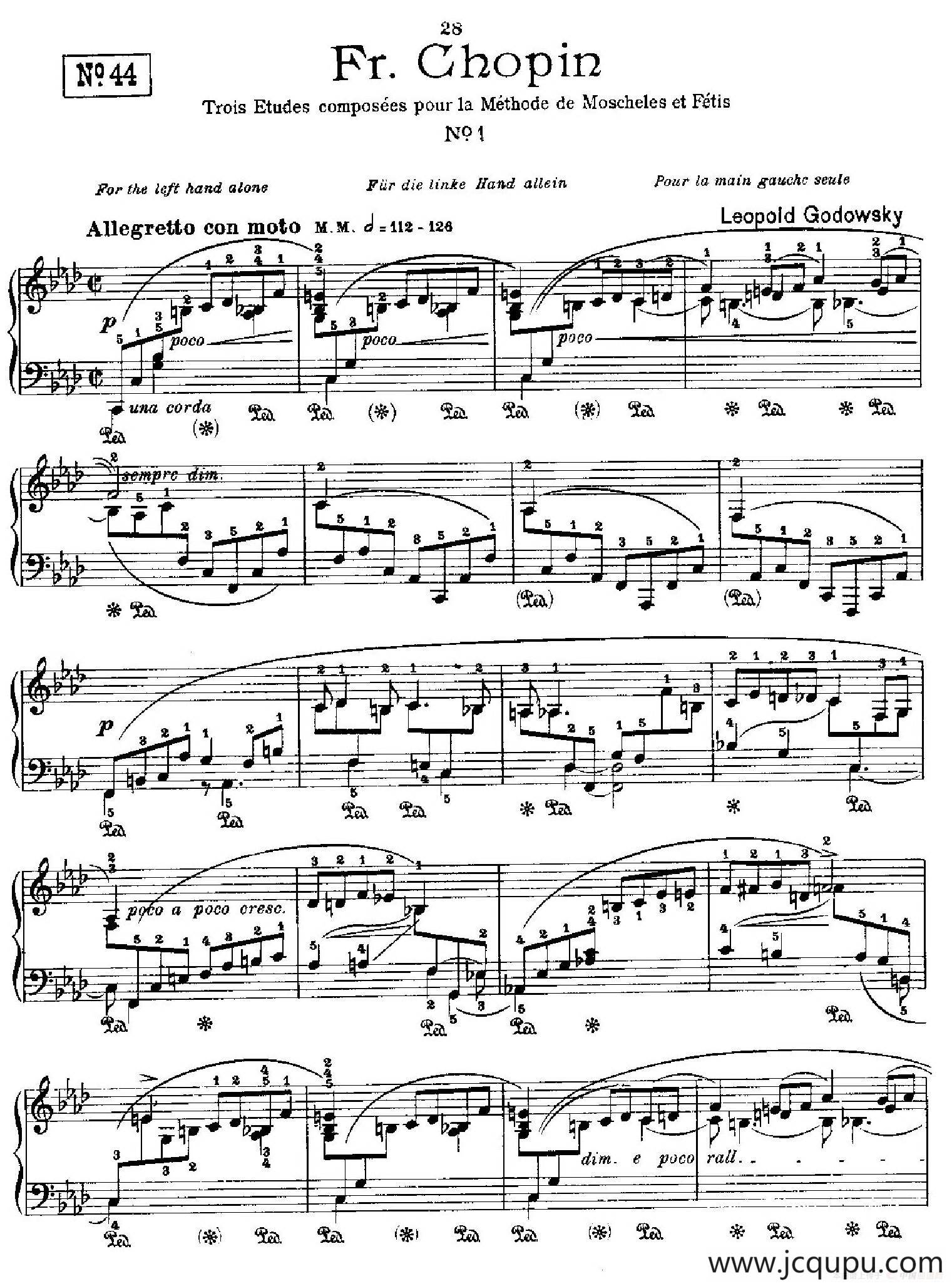 53首改编练习曲（No.44）简谱