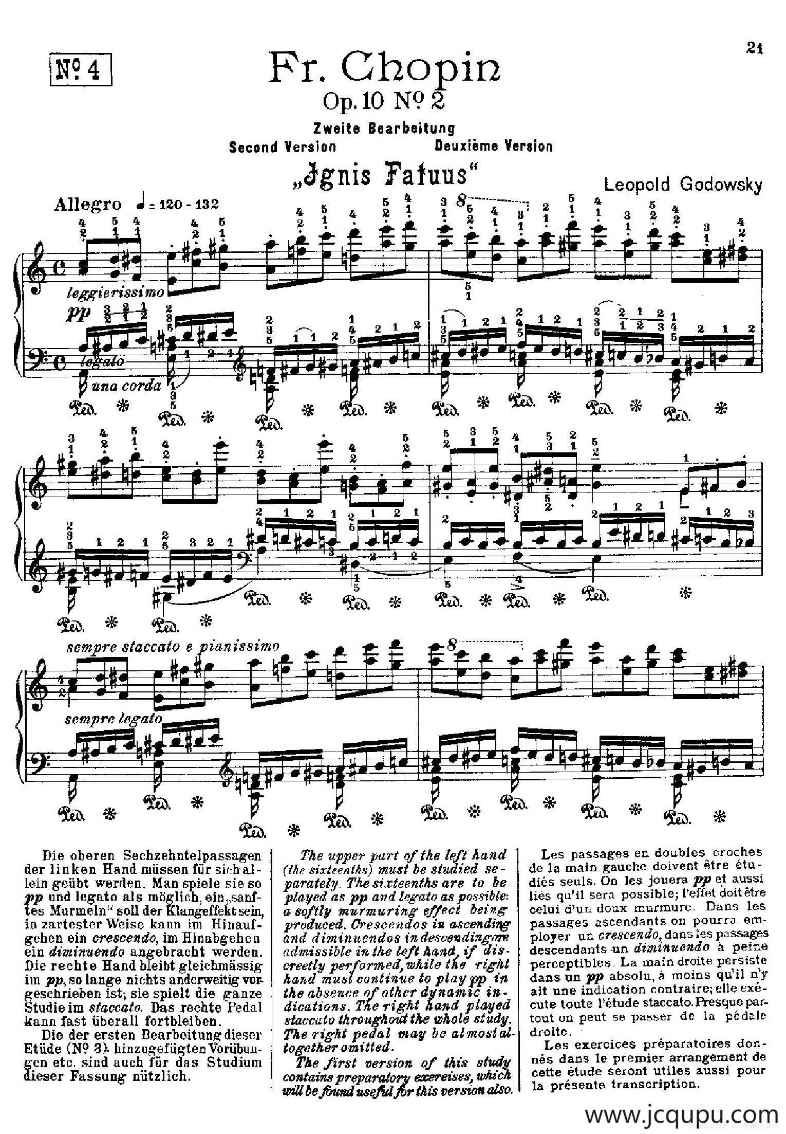 53首改编练习曲（No.4）简谱