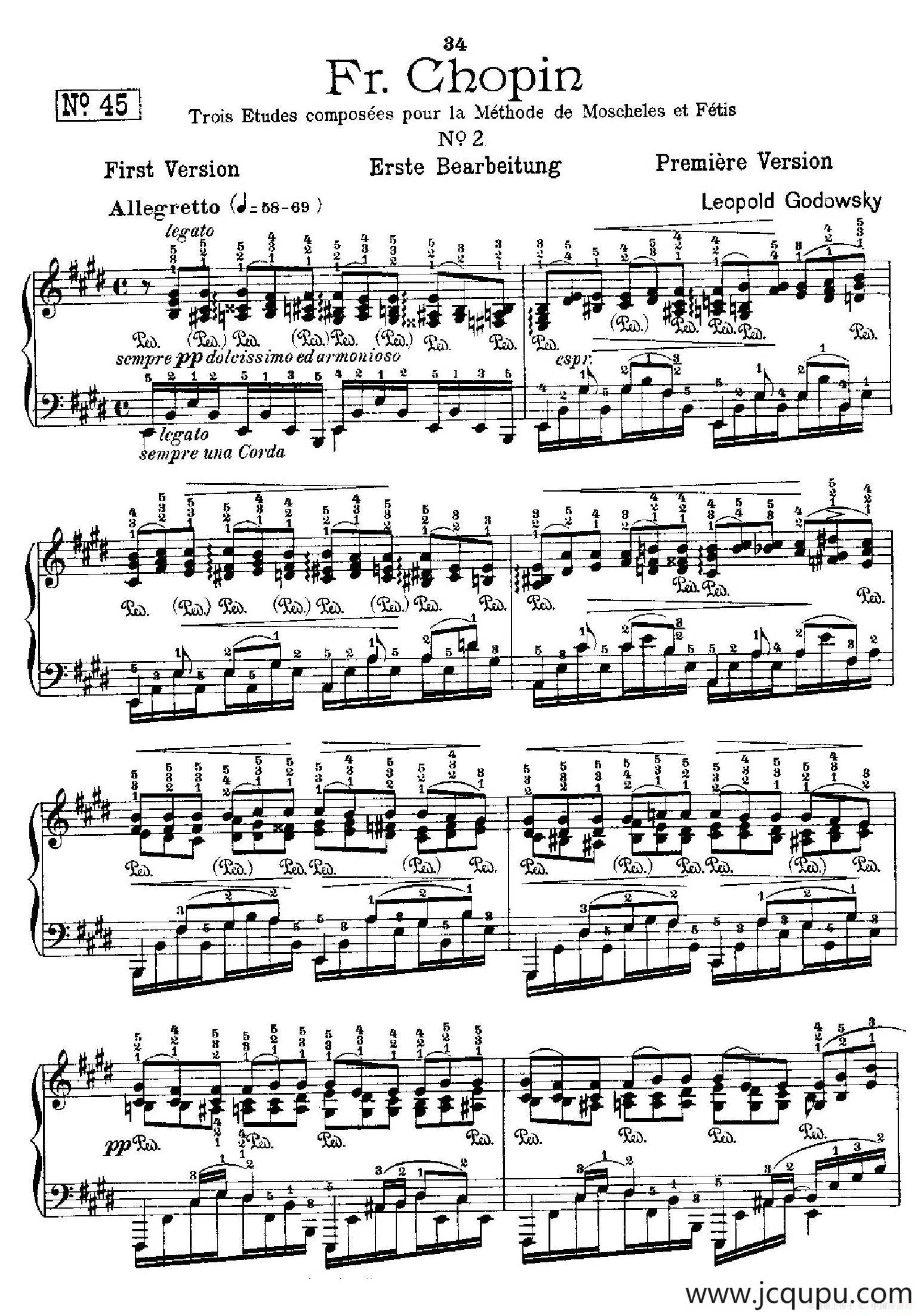 53首改编练习曲（No.45）简谱