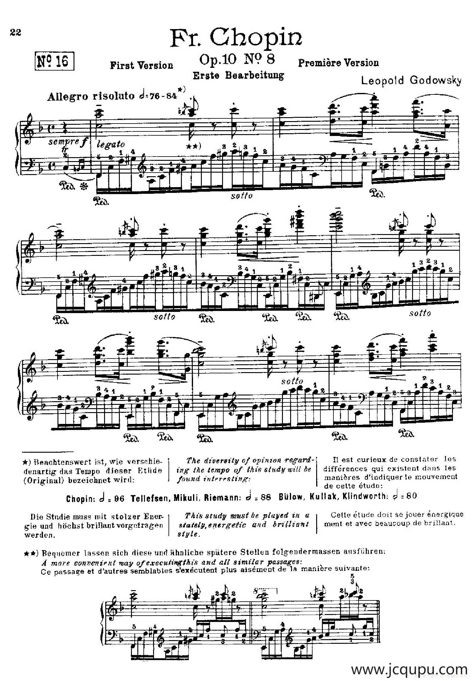 53首改编练习曲（No.16）简谱