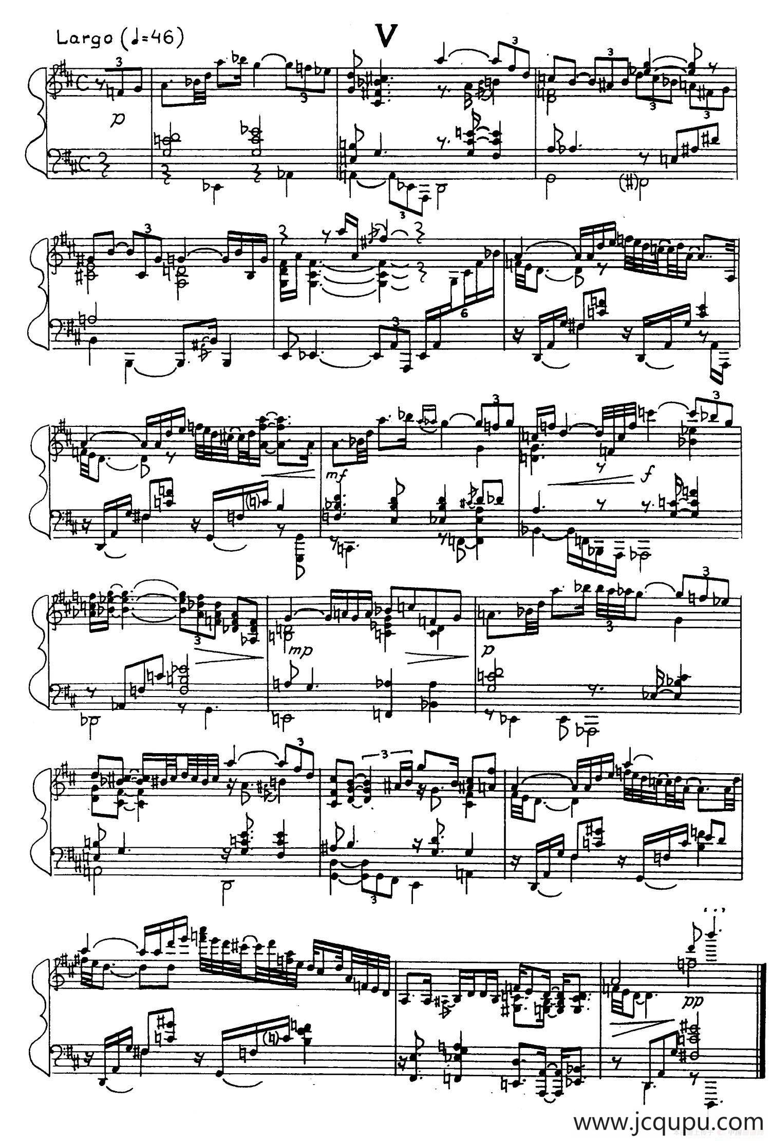 24 Preludes Op.53（24首前奏曲· Ⅴ）简谱