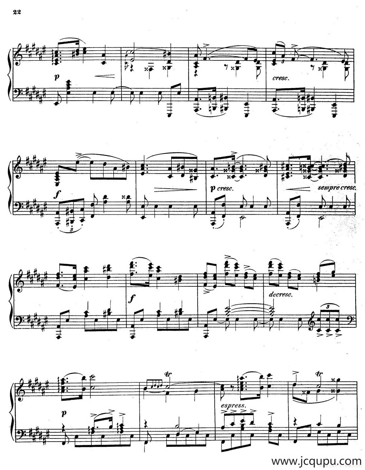 Legenden Op.18（9首传奇·Ⅵ）简谱