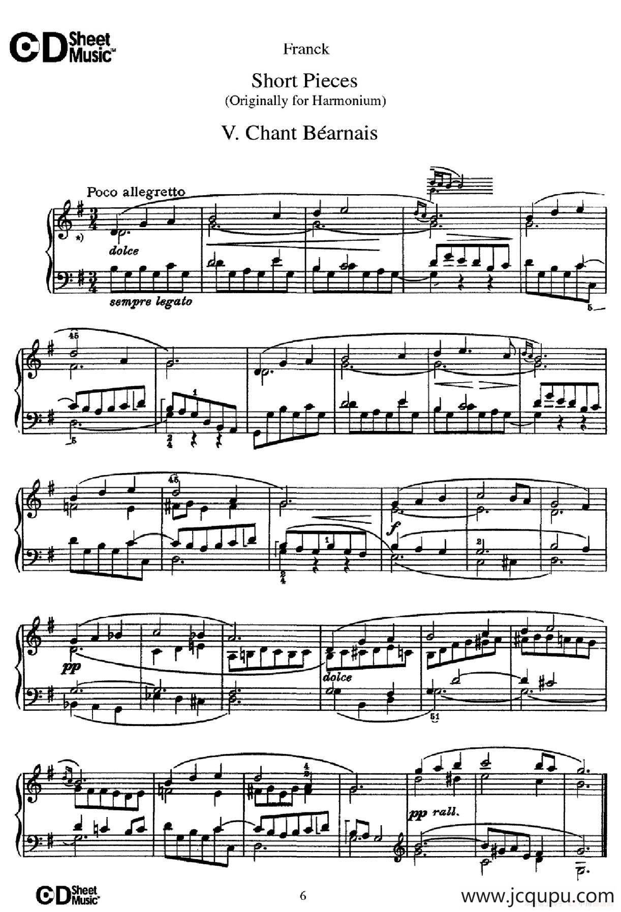 18 Short Pieces（18首小品·Ⅴ）简谱