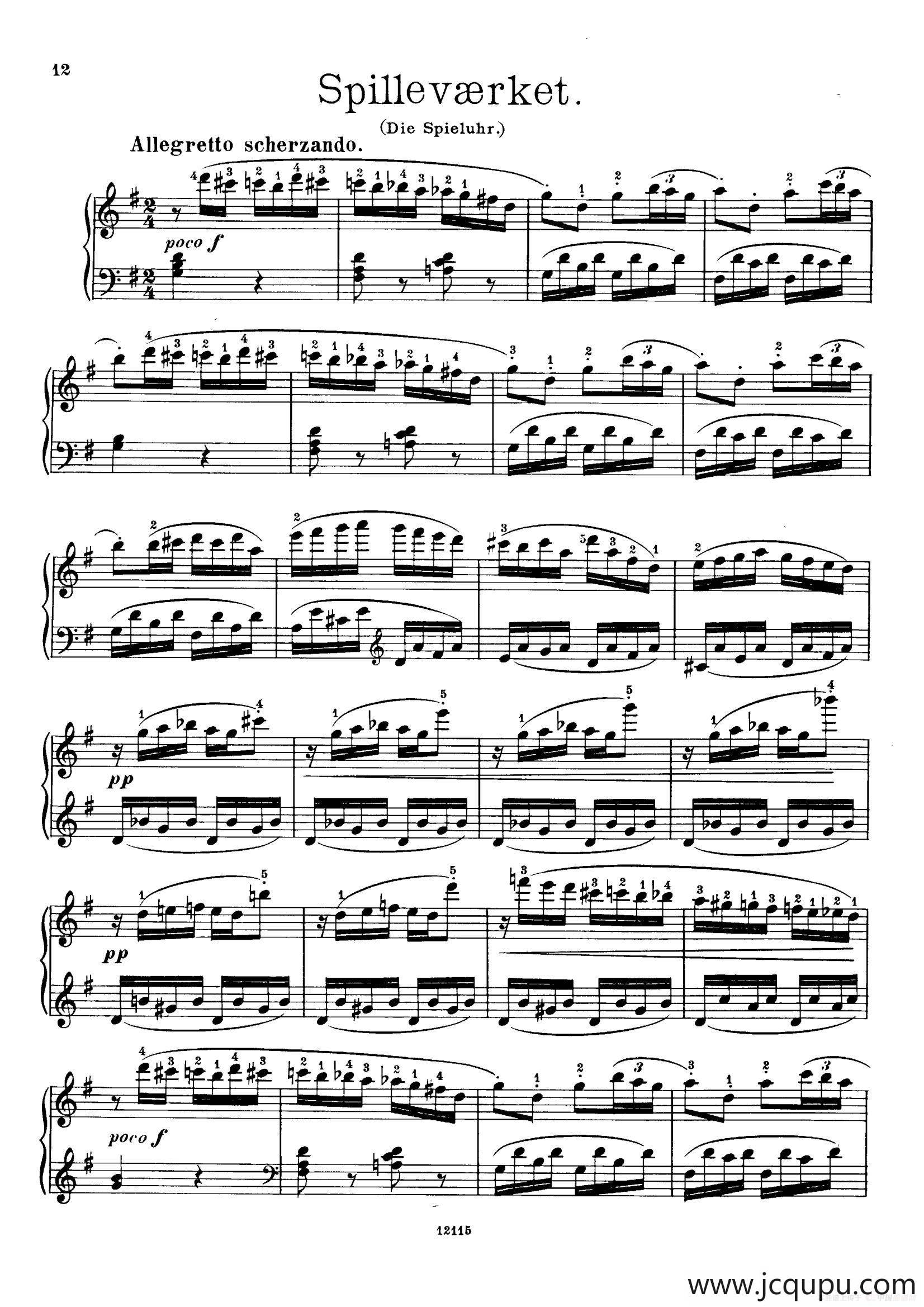 Six Humorous Bagatelles Op.11（6首幽默小品·6）简谱