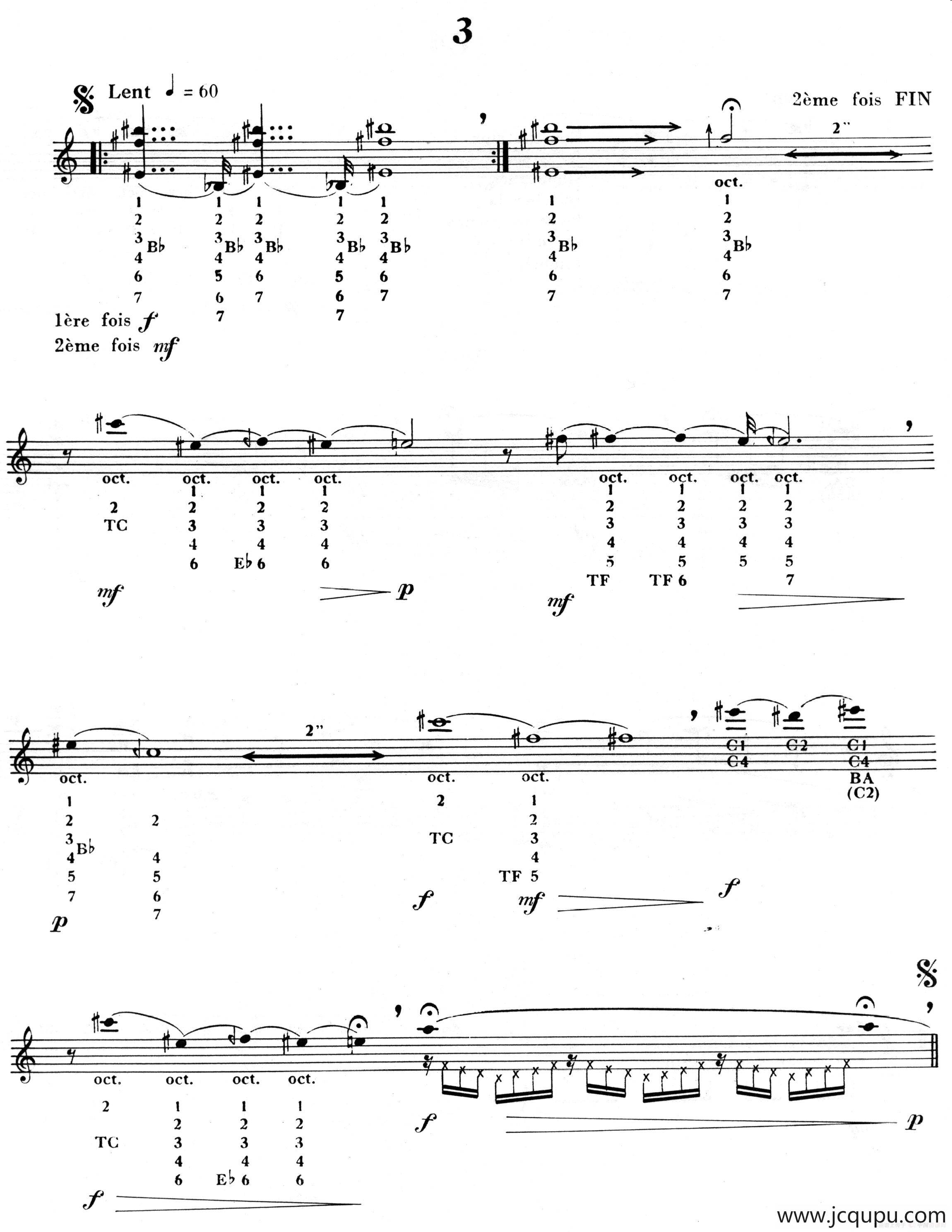 15首现代派练习曲（3）简谱