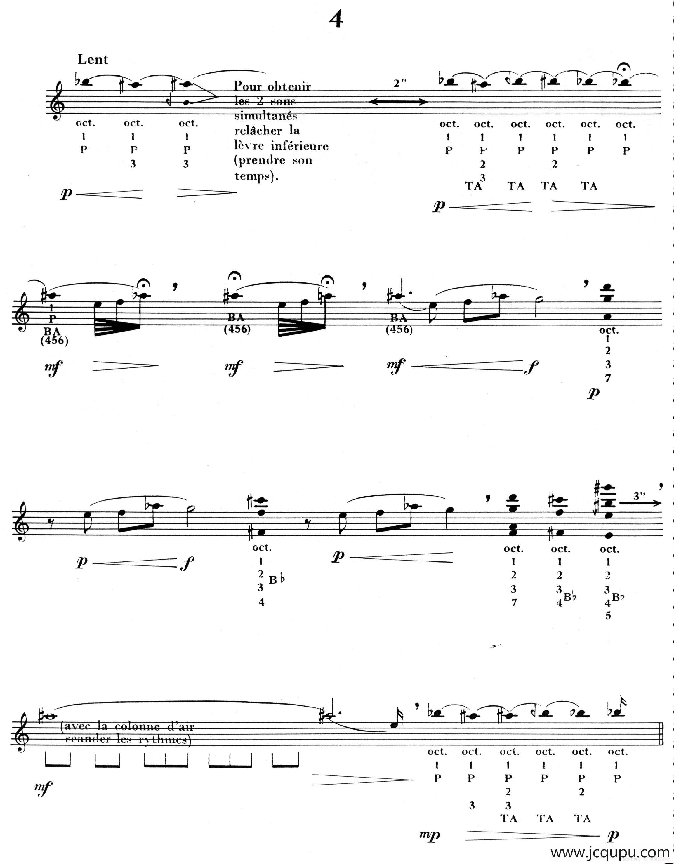 15首现代派练习曲（4）简谱