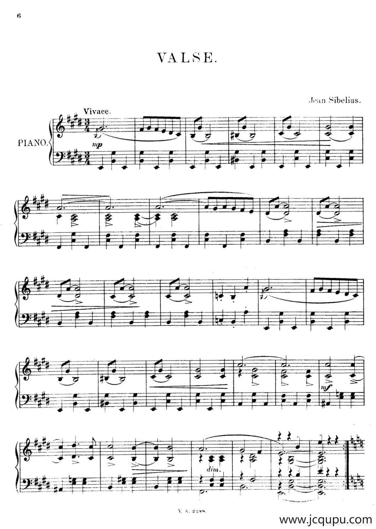 10 Pieces Op.24（10首钢琴小品 No.4）简谱