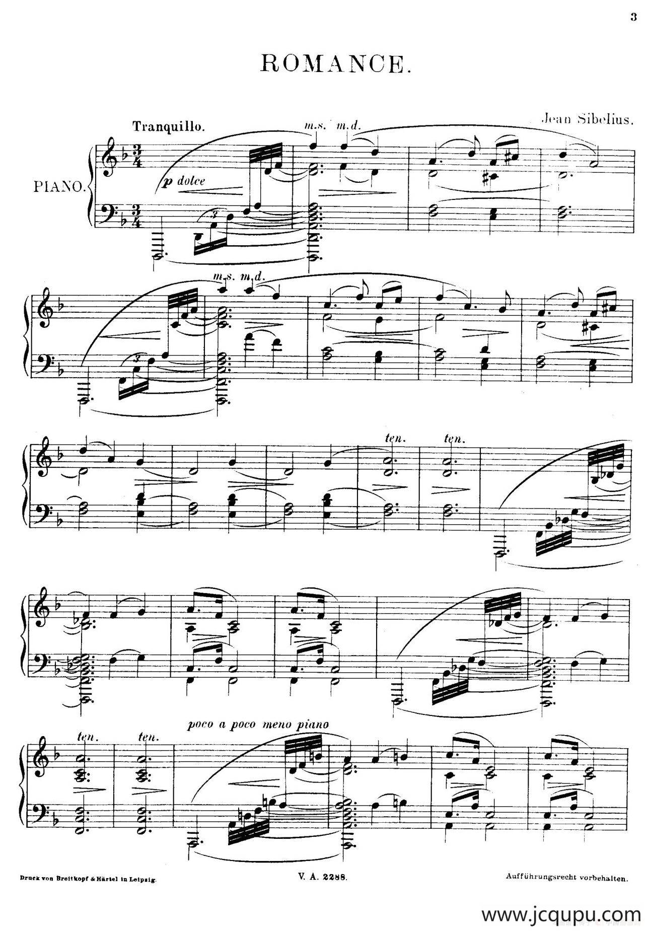 10 Pieces Op.24（10首钢琴小品 No.5）简谱