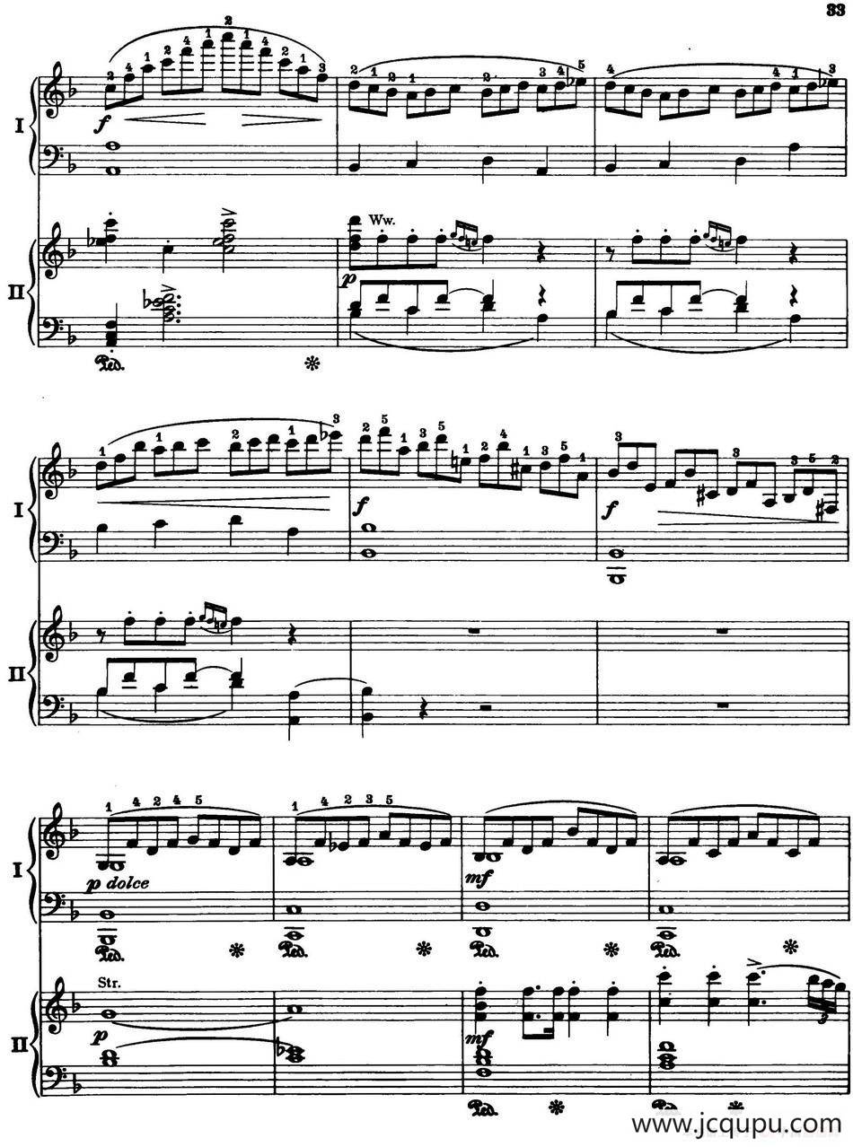 二十八部钢琴协奏曲 No.19（P31-45）简谱