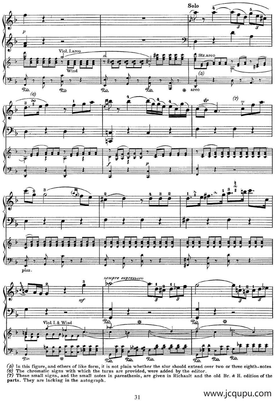 二十八部钢琴协奏曲 No.21（P31-45）简谱