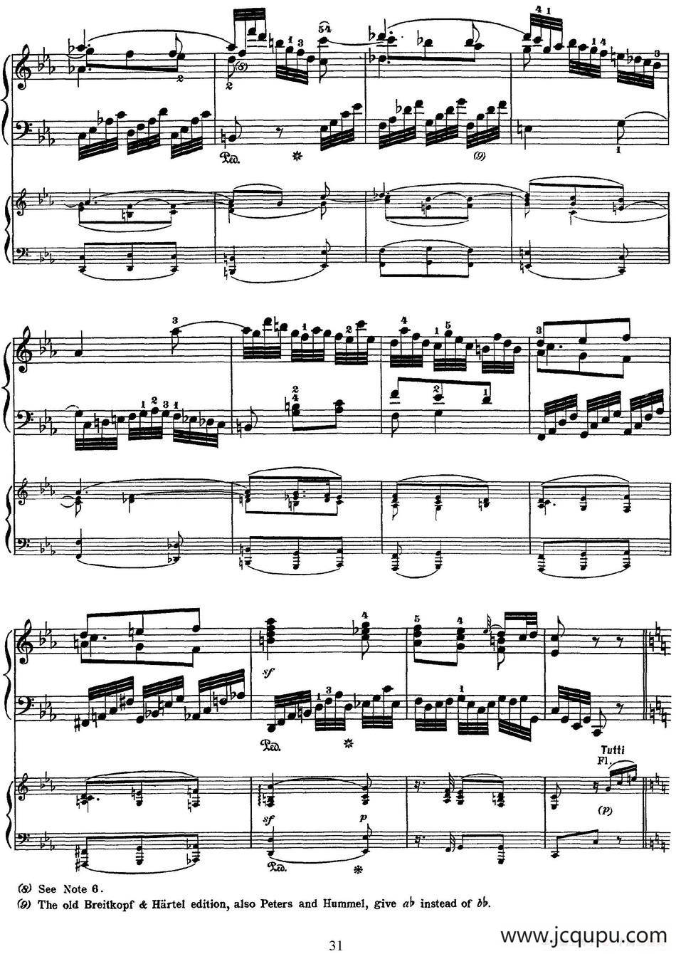 二十八部钢琴协奏曲 No.22（P31-45）简谱