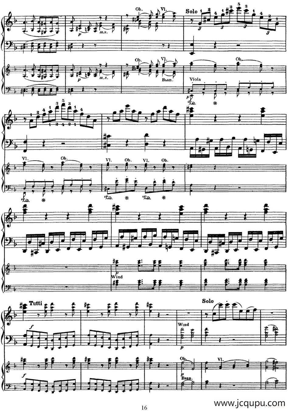 二十八部钢琴协奏曲 No.20（P16-30）简谱