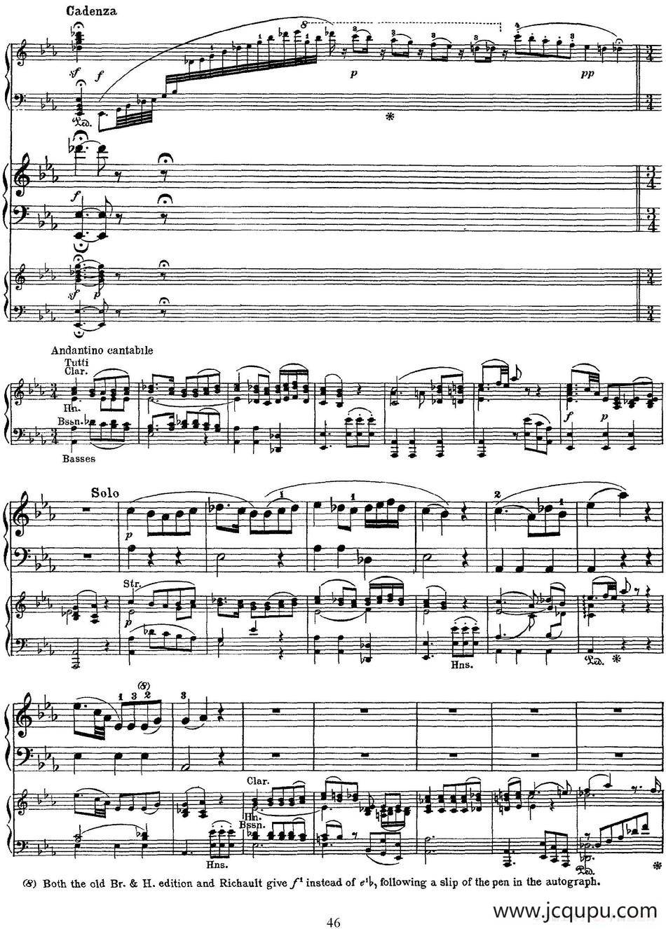 二十八部钢琴协奏曲 No.22（P46-61）简谱