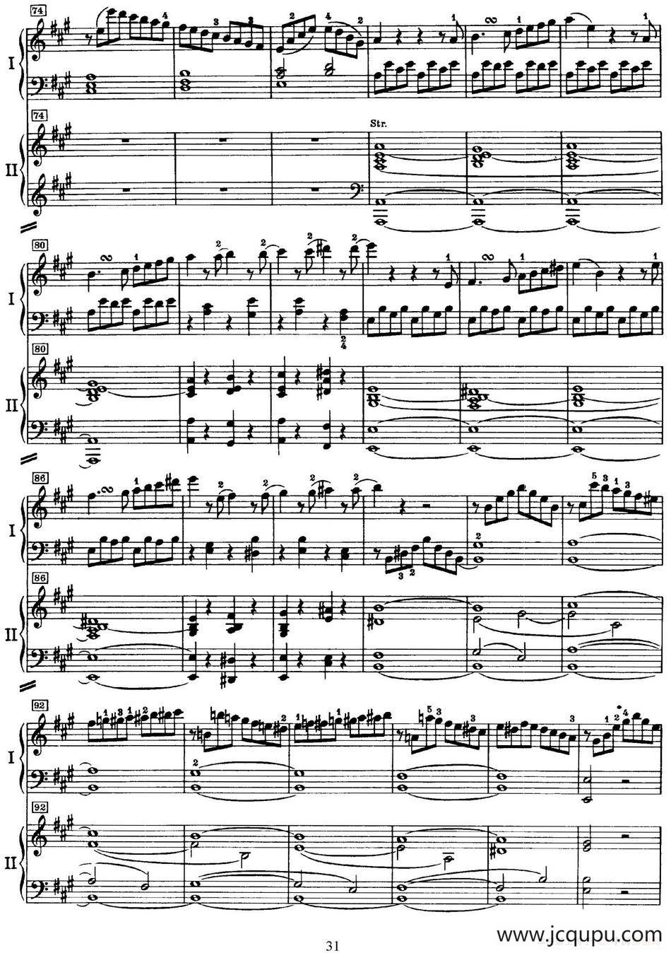 二十八部钢琴协奏曲 No.23（P31-49）简谱