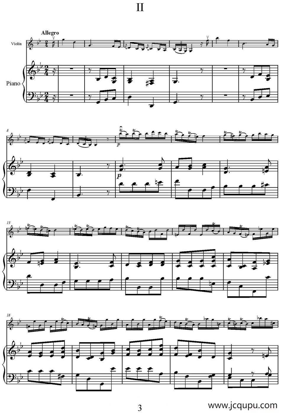 Devil's Trill（II、小提琴+钢琴伴奏）简谱