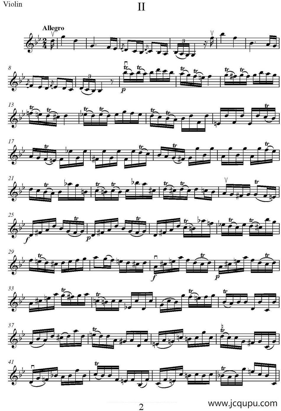 Devil's Trill（II）简谱