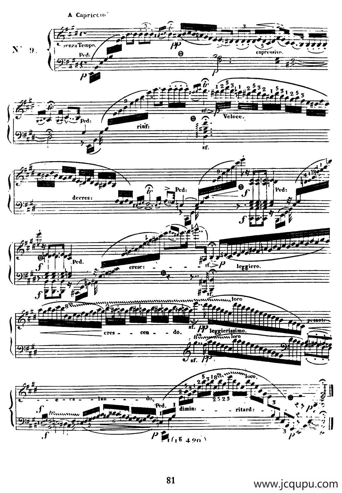 24 Exercices et Preludes Op.21（24首前奏练习曲·9）简谱