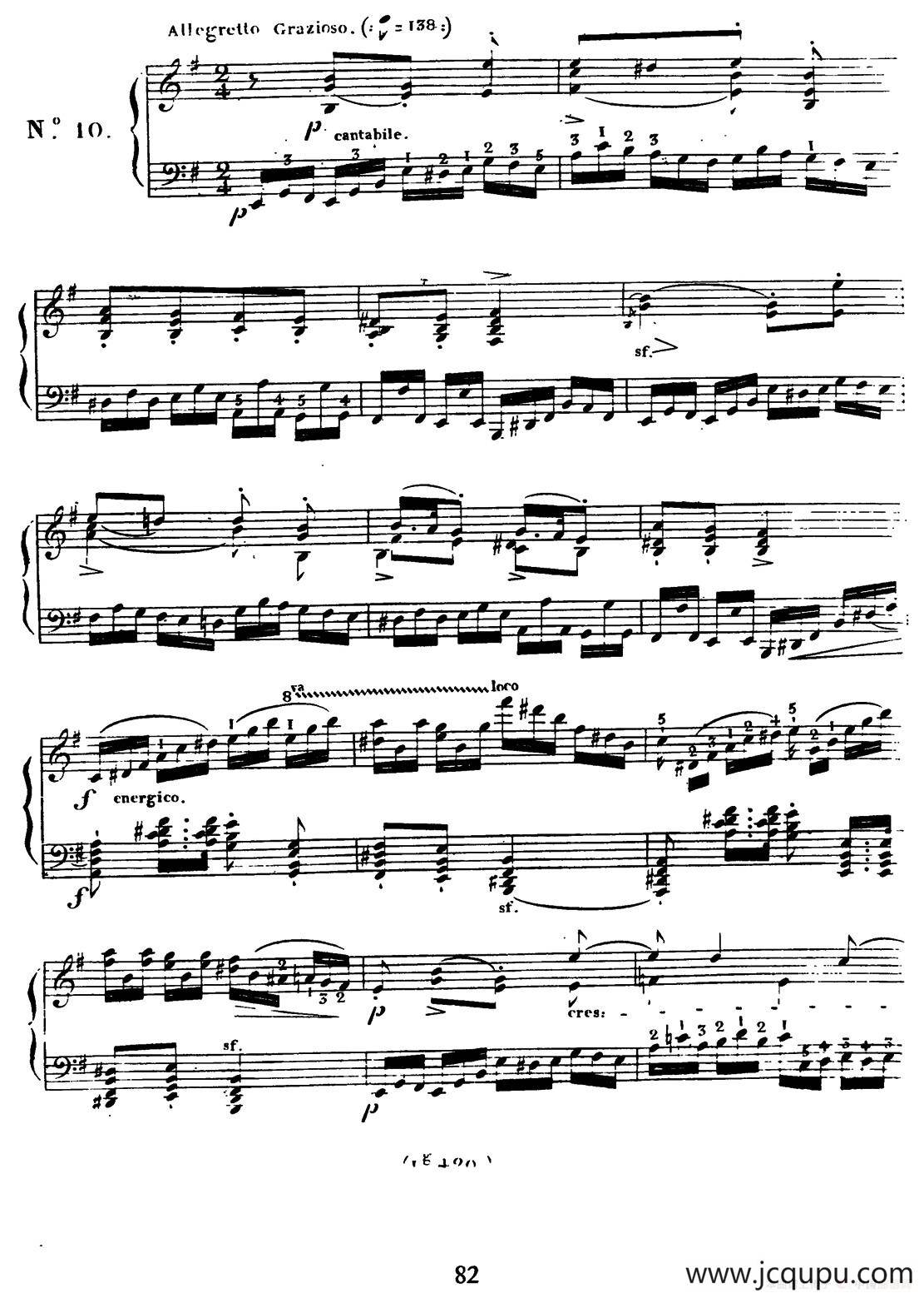 24 Exercices et Preludes Op.21（24首前奏练习曲·10）简谱