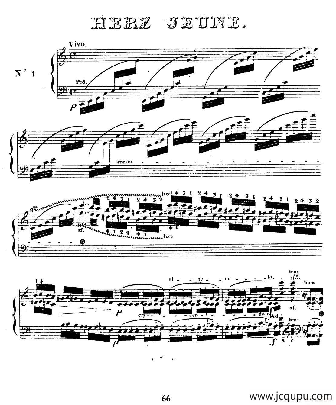 24 Exercices et Preludes Op.21（24首前奏练习曲·1）简谱