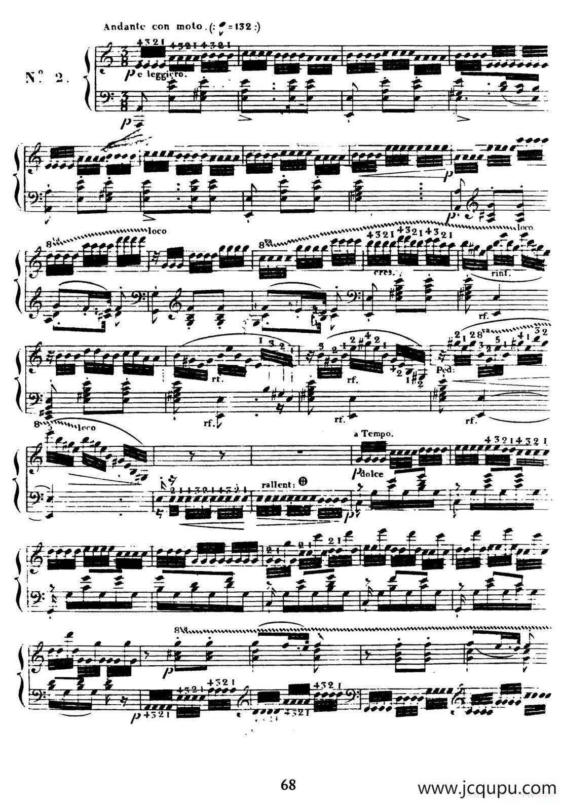 24 Exercices et Preludes Op.21（24首前奏练习曲·2）简谱