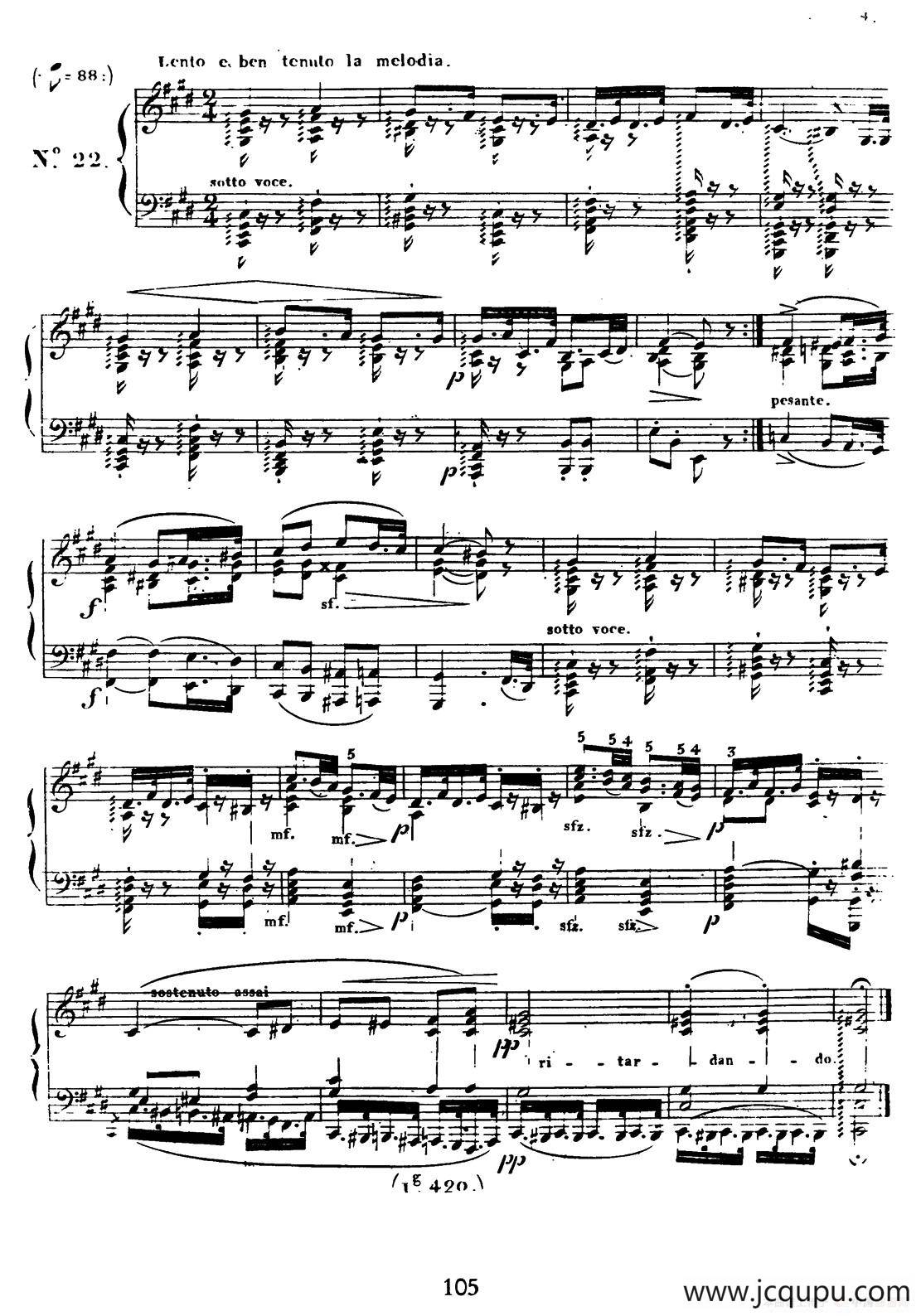 24 Exercices et Preludes Op.21（24首前奏练习曲·22）简谱