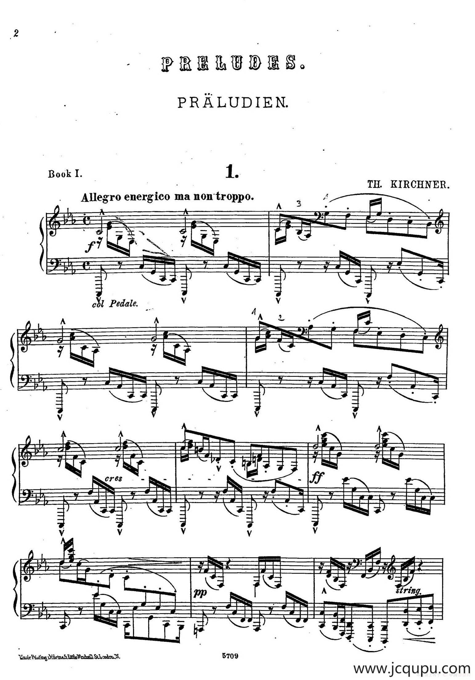 16 Preludes Op.9（16首前奏曲·1）简谱