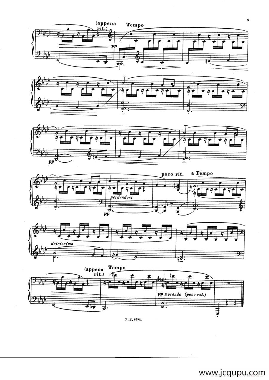 7 Canciones Populares Espanolas（七首西班牙民歌·3·钢琴独奏版）简谱