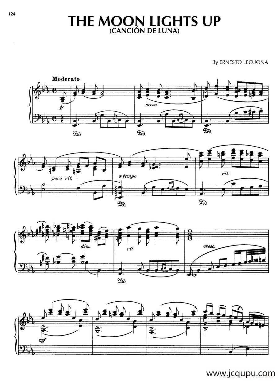 Diary Of A Child 一个孩子的日记（The Moon lights up）简谱