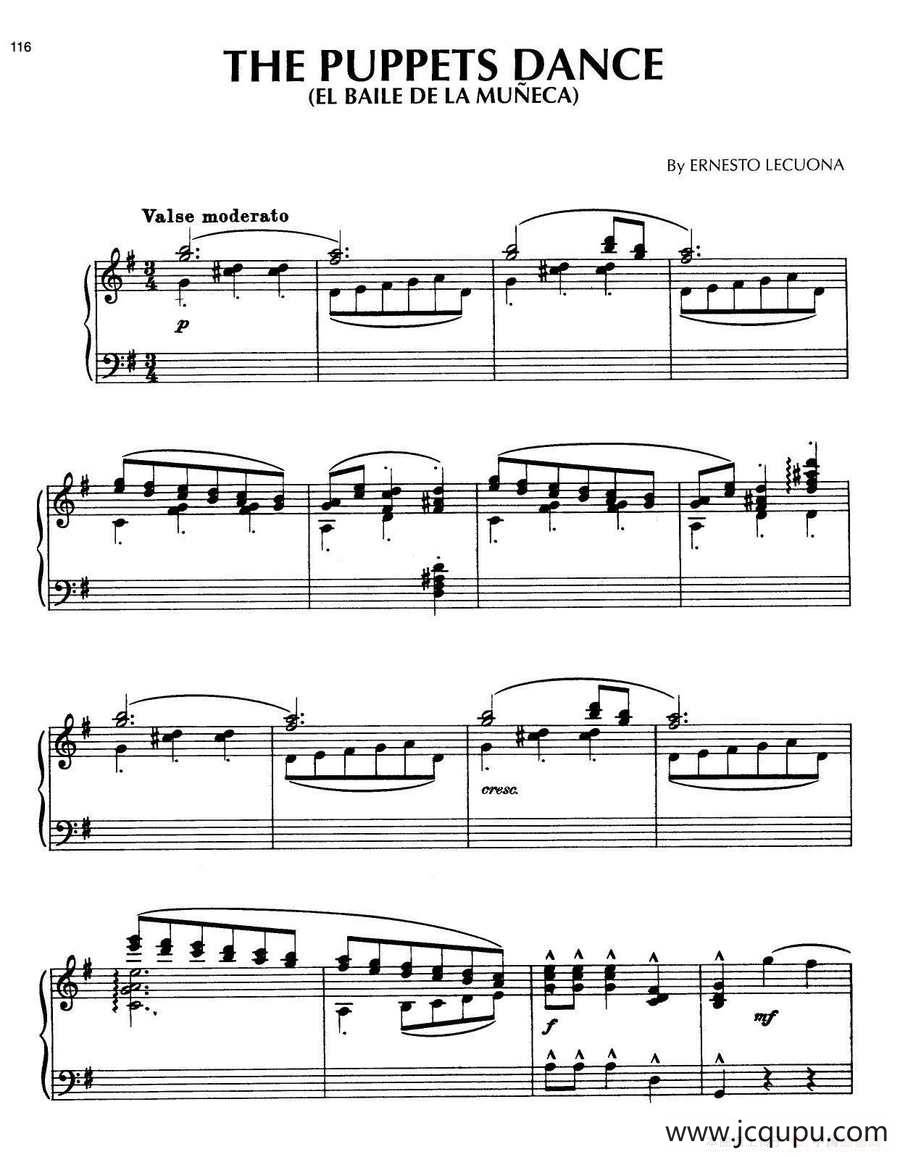 Diary Of A Child 一个孩子的日记（The Puppet's dance）简谱