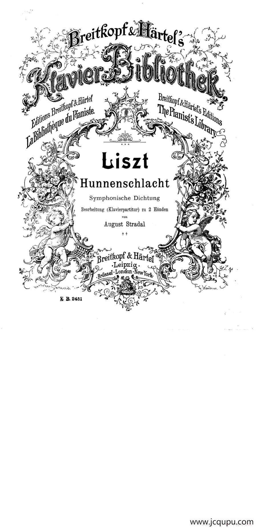 Die Hunnenschlacht S·105 - Solo Piano（匈奴之战·钢琴独奏版）简谱