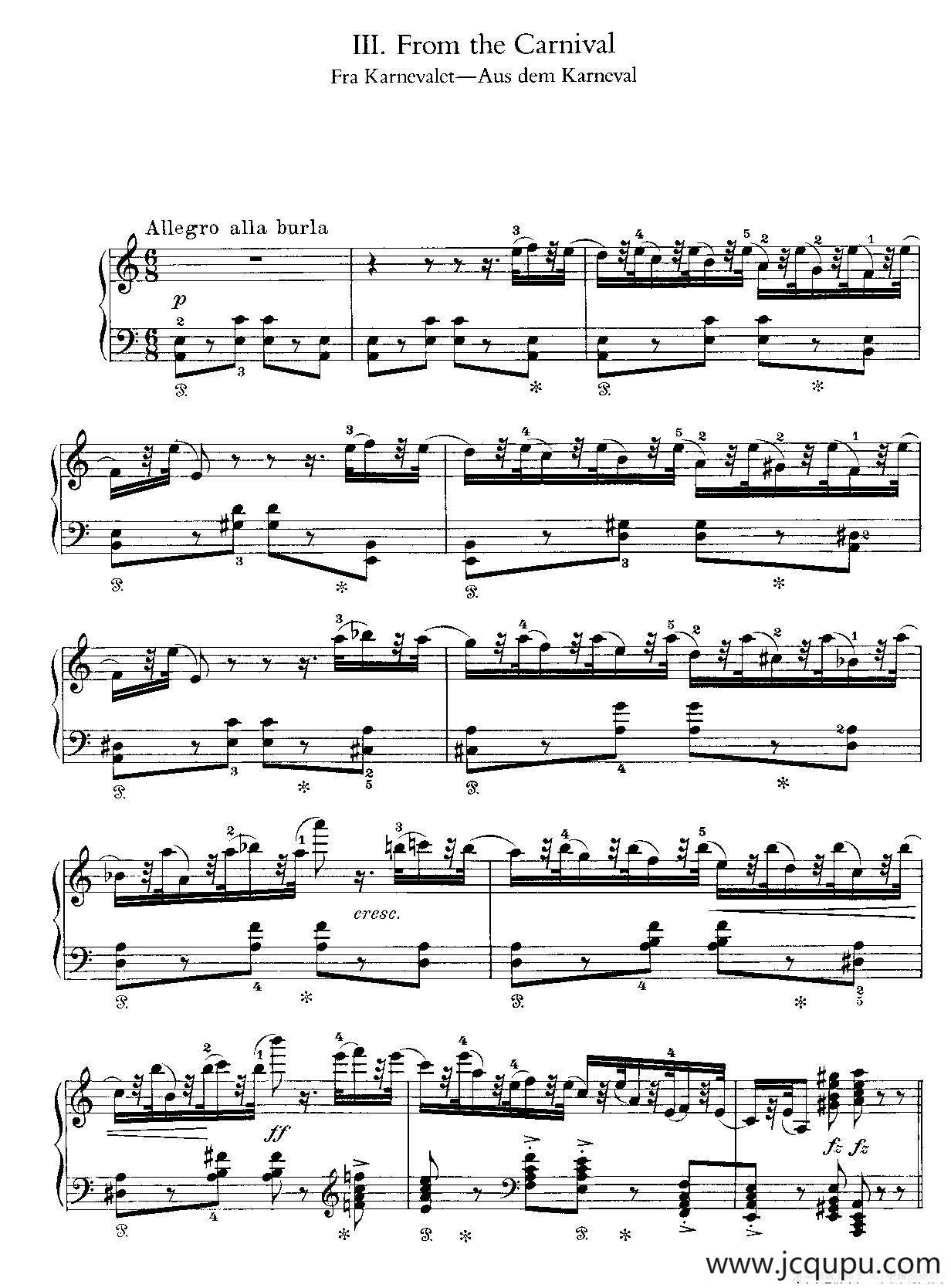 Scenes of Country Life Op·19（民间生活场景·Ⅲ）简谱