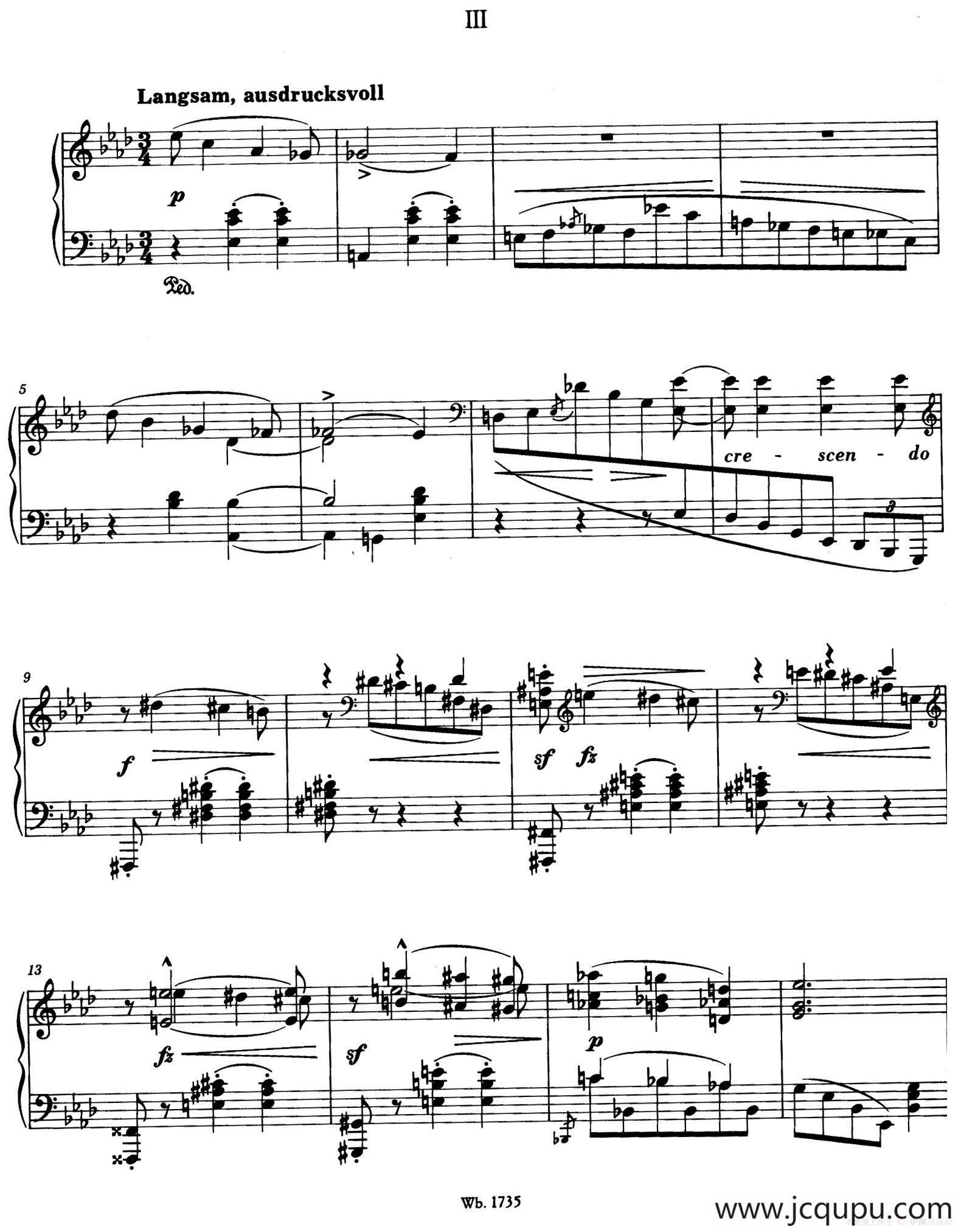 Waltzes Op.23（圆舞曲集·3、降A大调）简谱
