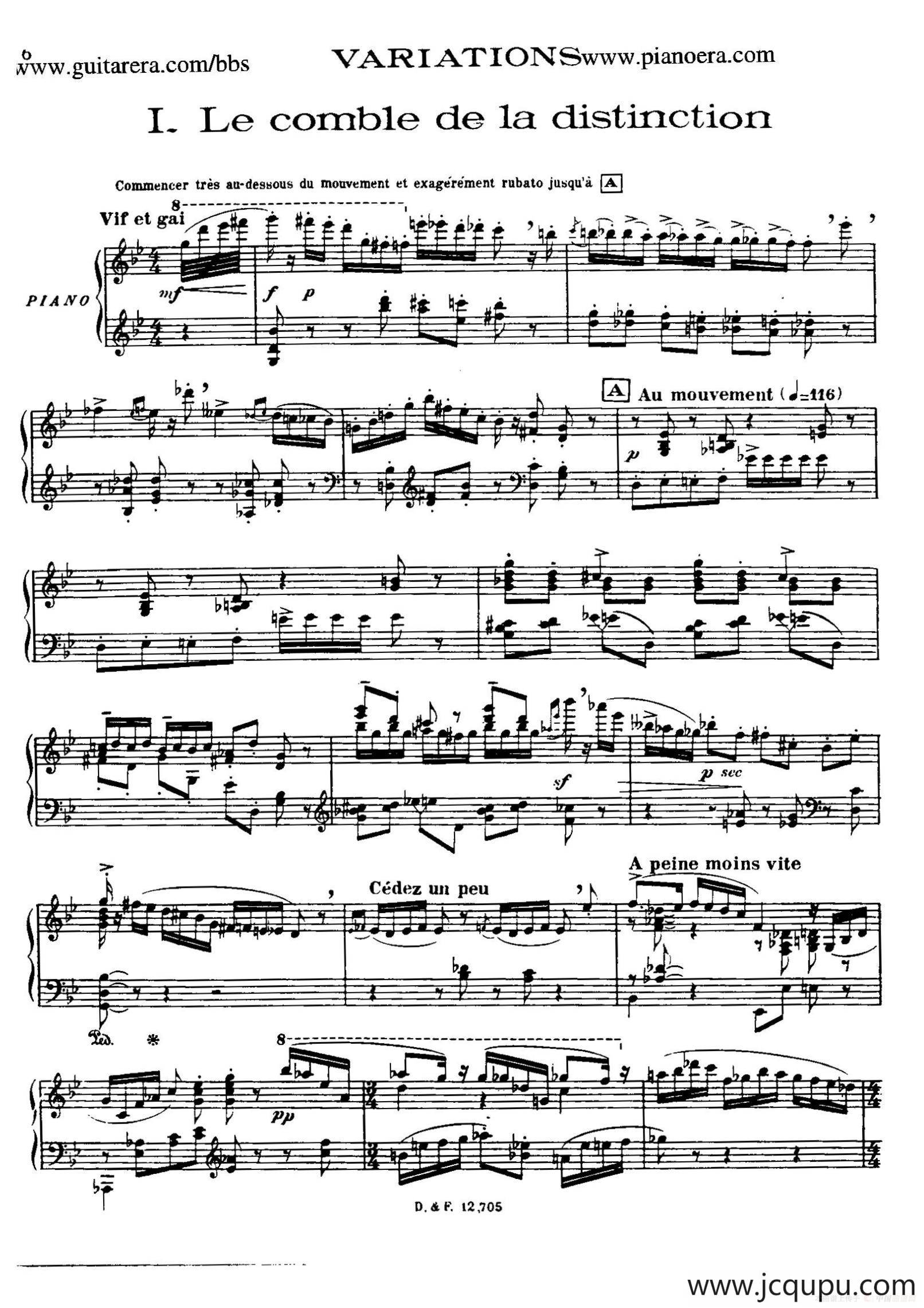 Les Soirees De Nazelles（纳泽尔之夜·2）简谱