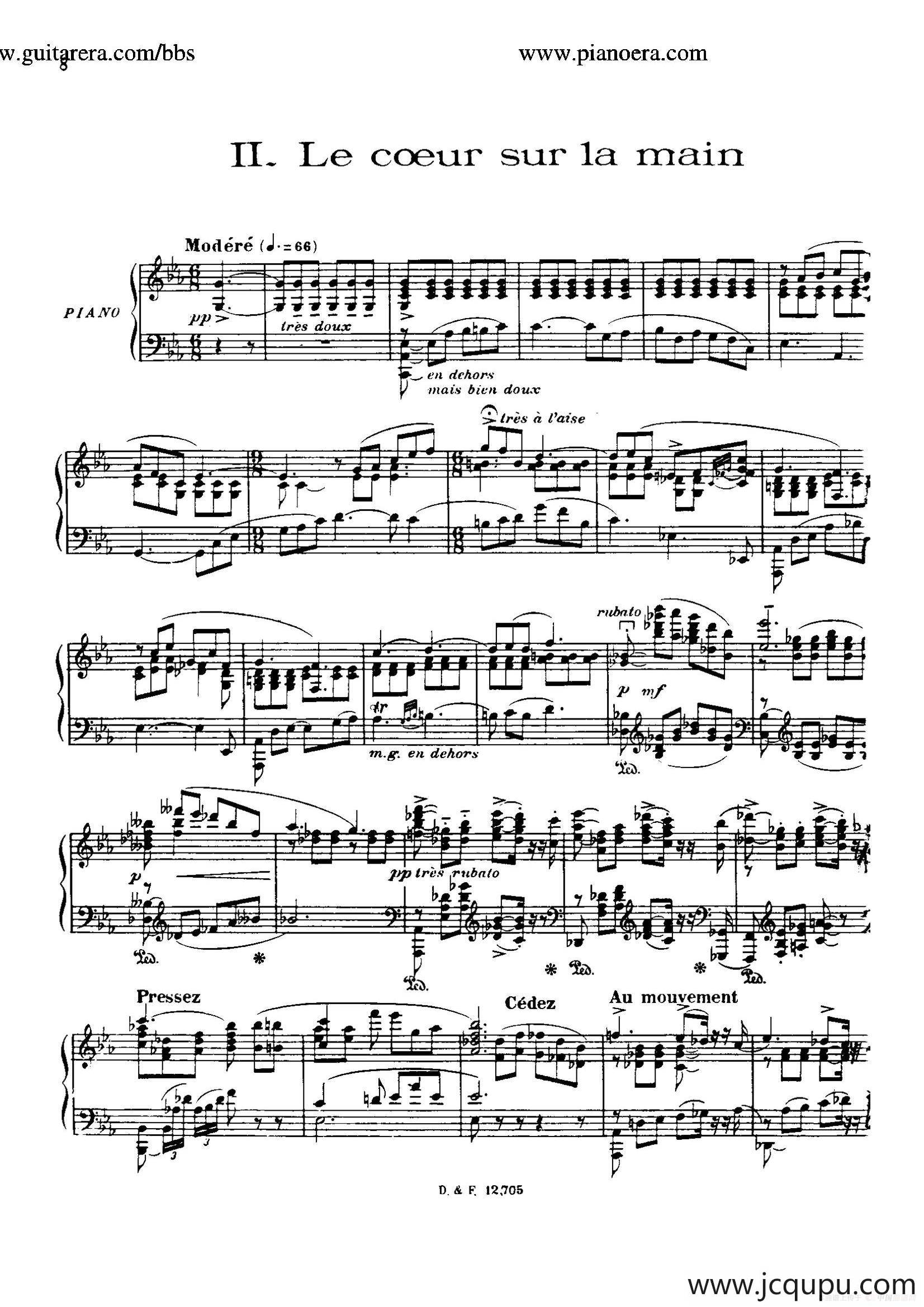 Les Soirees De Nazelles（纳泽尔之夜·3）简谱