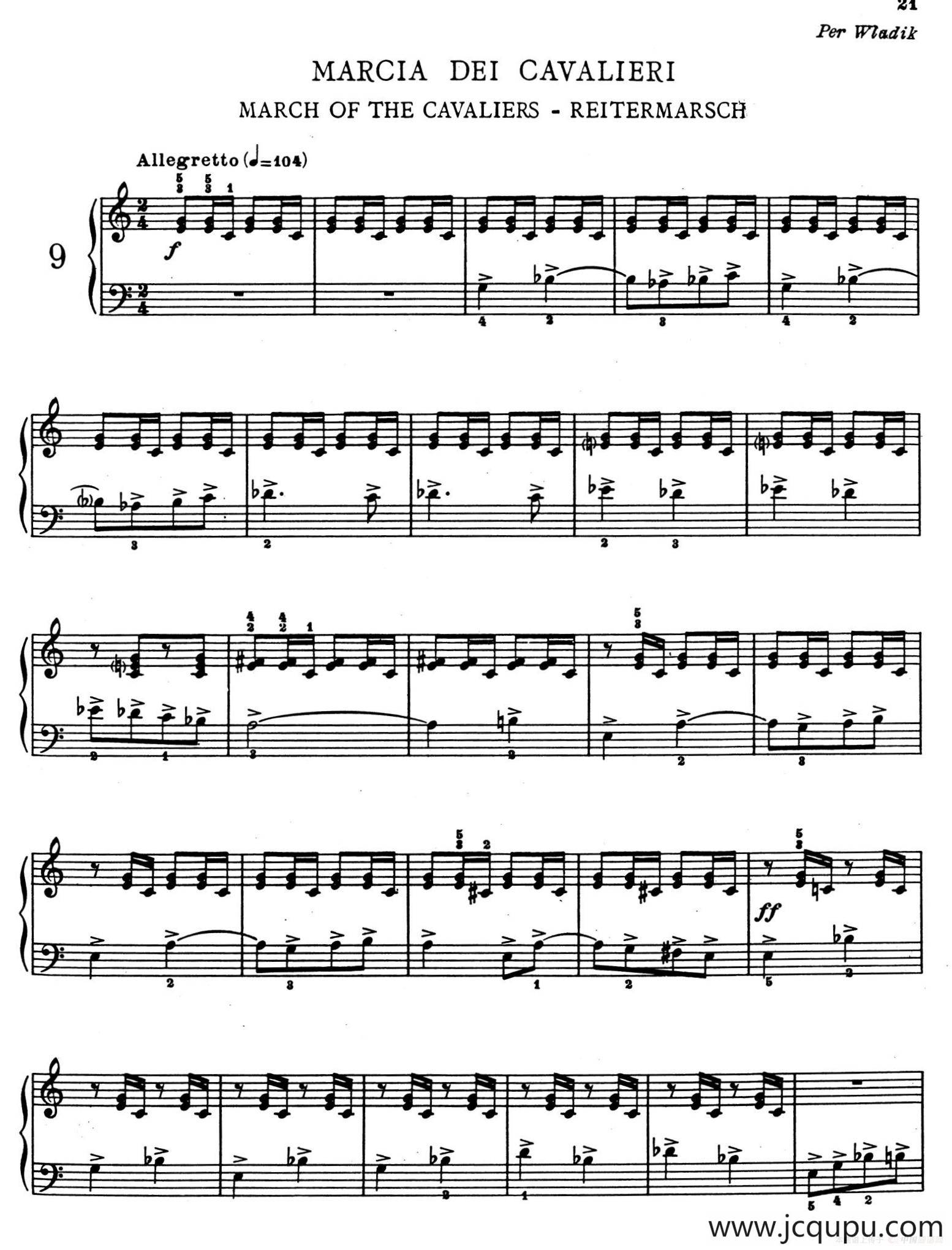 Children's Album Book 1 Op.62（儿童钢琴曲集·9）简谱