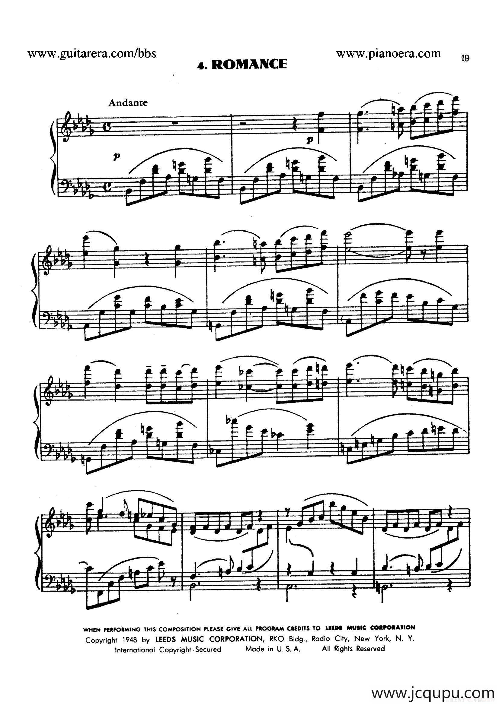 Masquerade Suite（化妆舞会·第四乐章）简谱