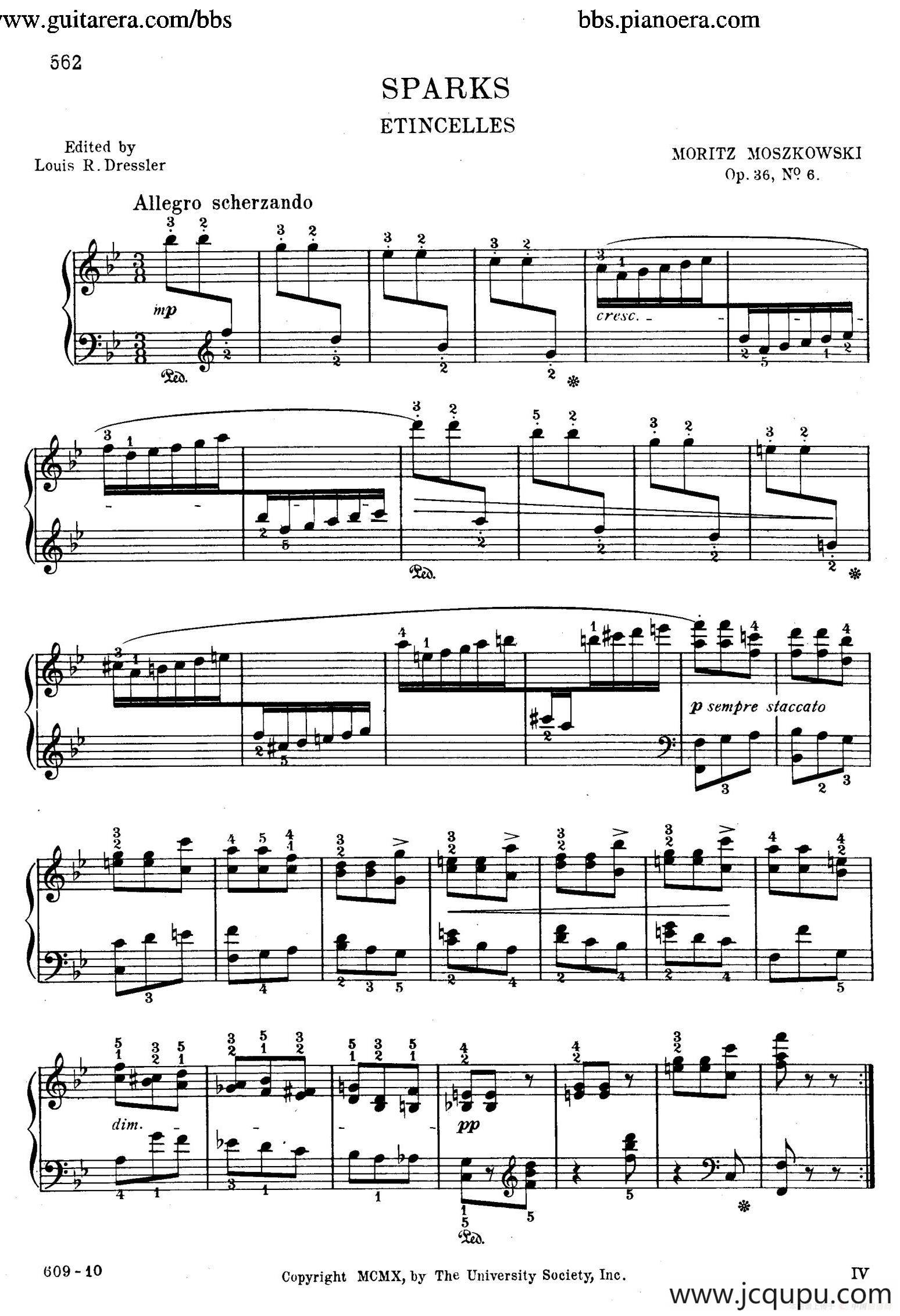 Characteristic Pieces Op.36（8首个性小品·6）简谱