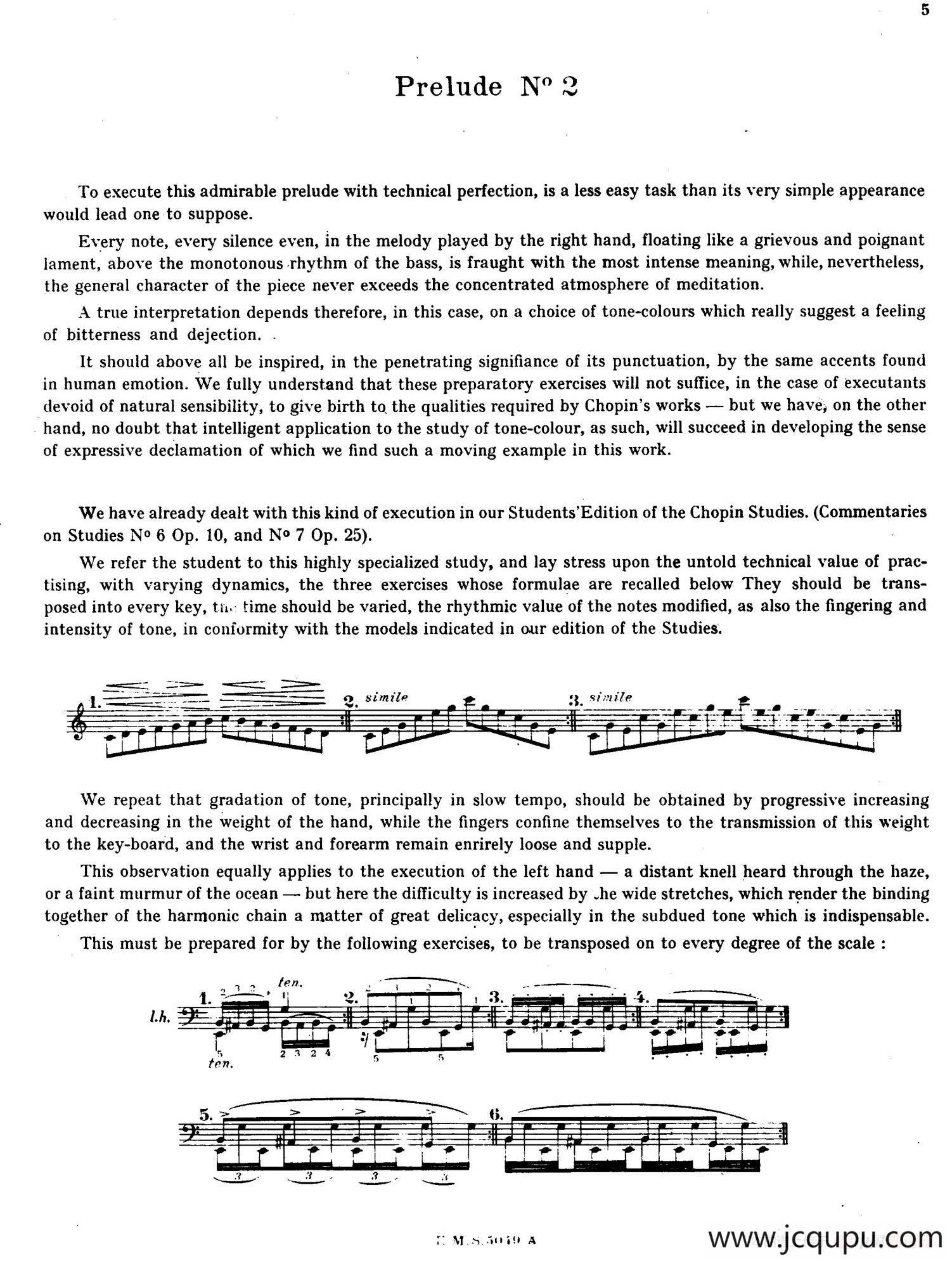 Preludes Op.28（24首前奏曲·2）简谱