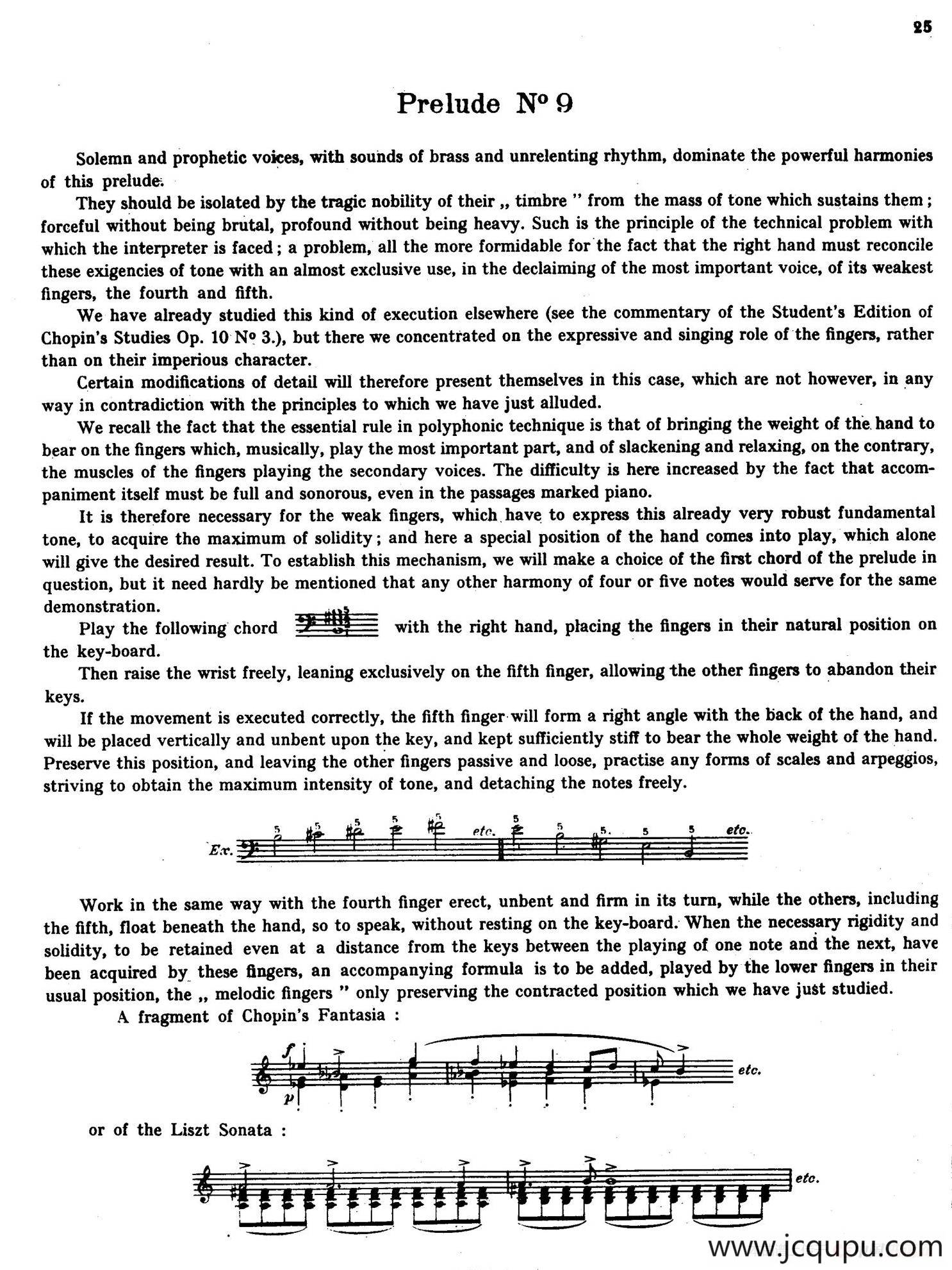 Preludes Op.28（24首前奏曲·9）简谱