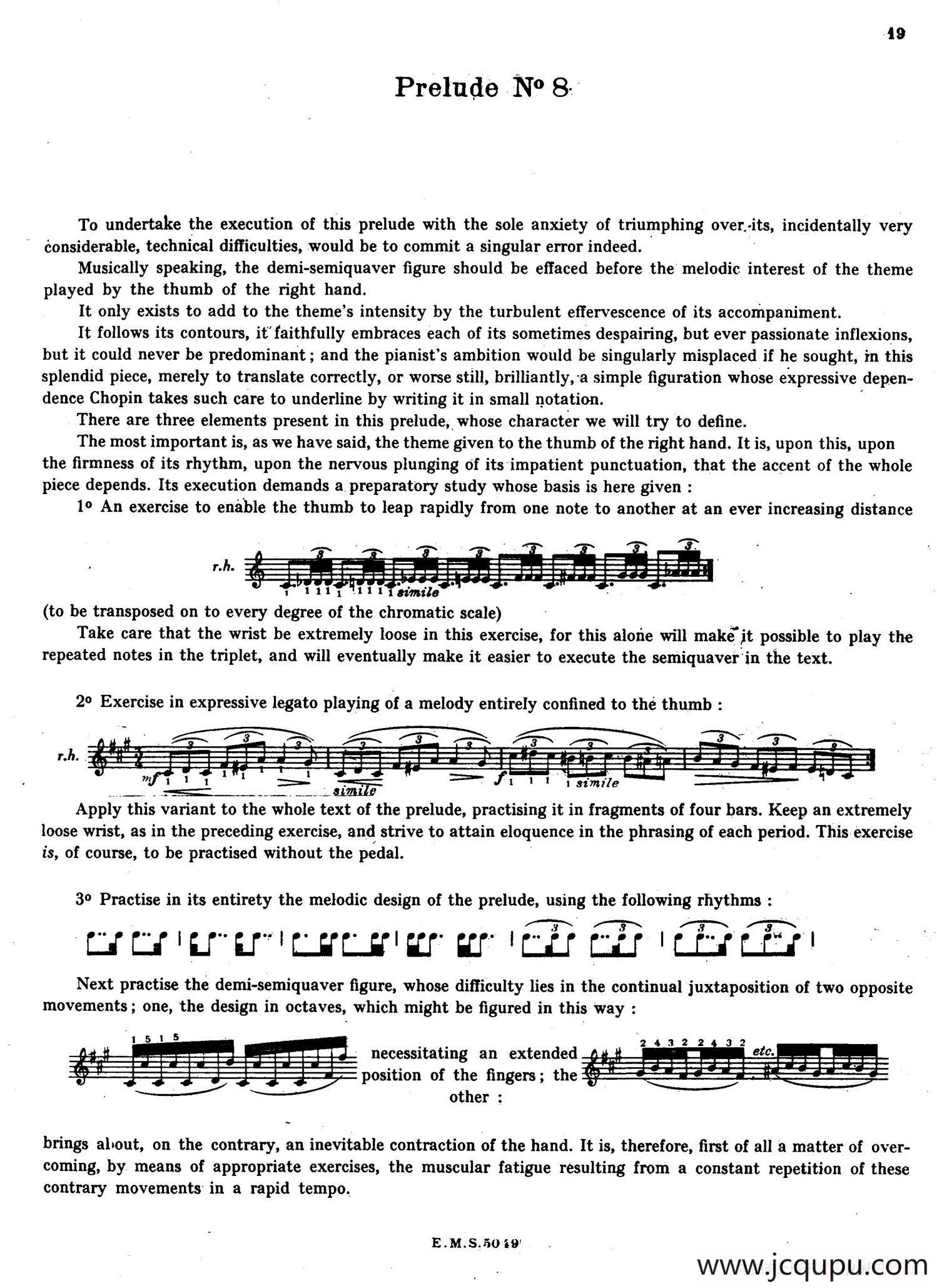 Preludes Op.28（24首前奏曲·8）简谱