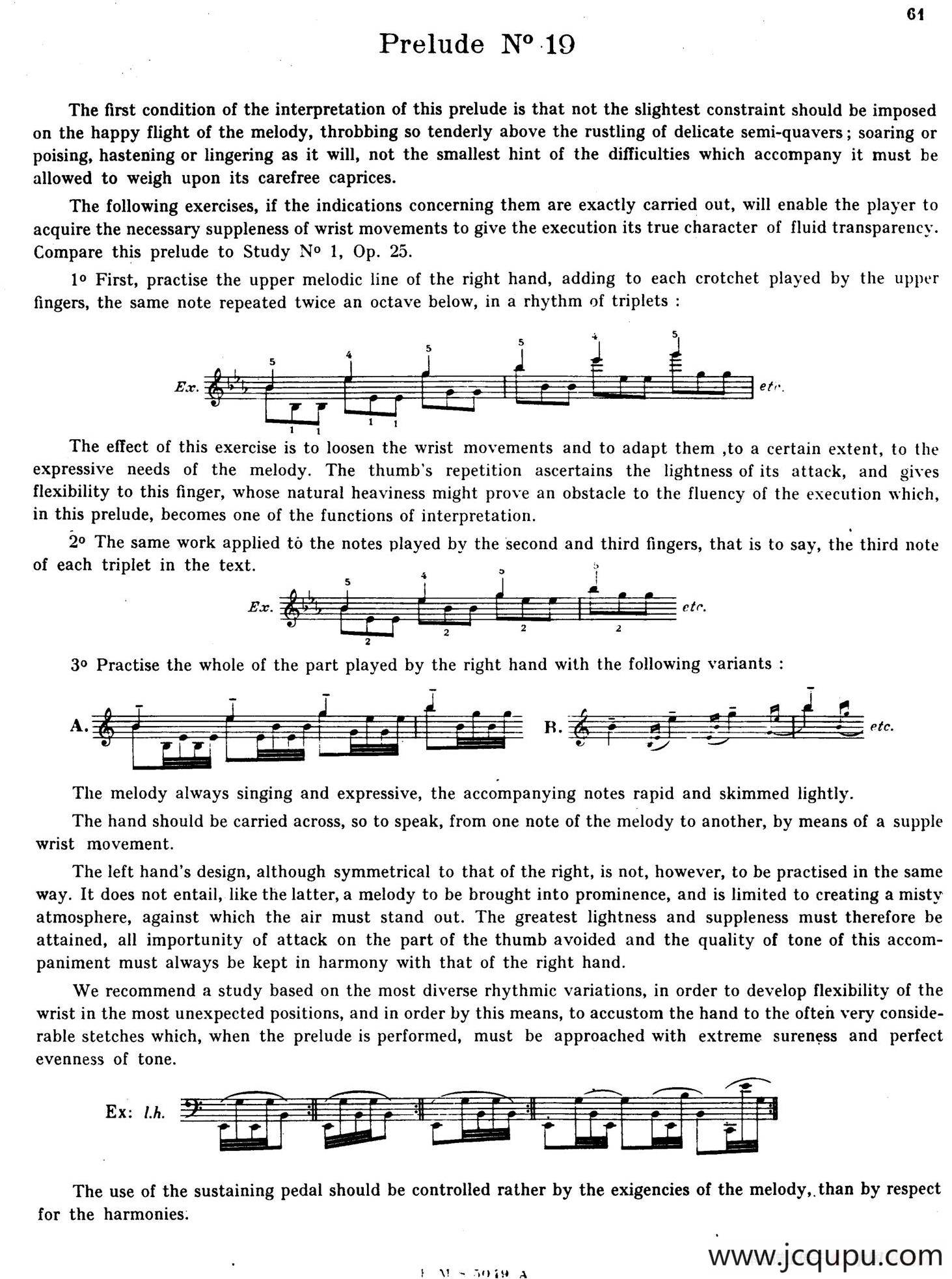 Preludes Op.28（24首前奏曲·19）简谱