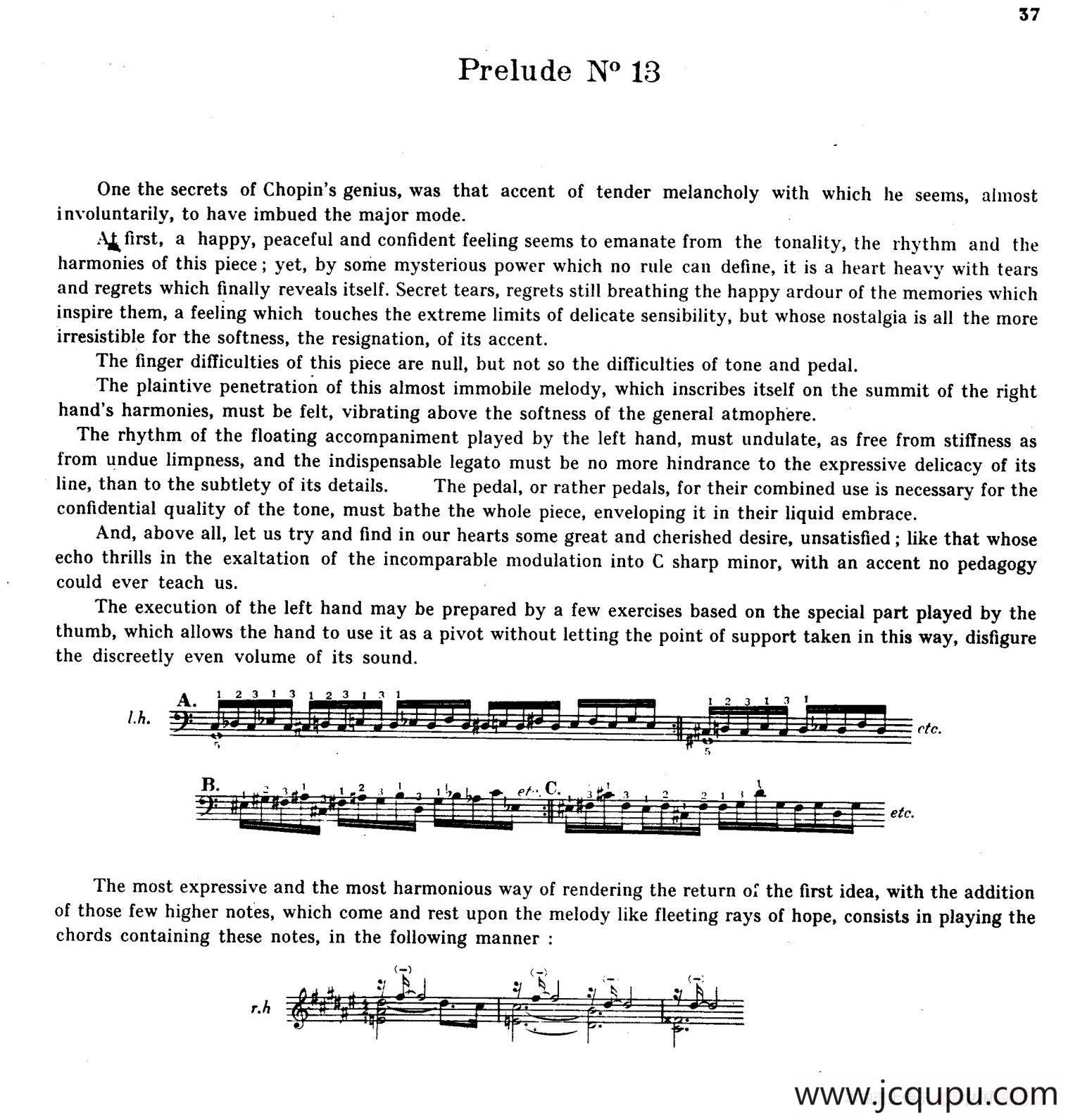 Preludes Op.28（24首前奏曲·13）简谱