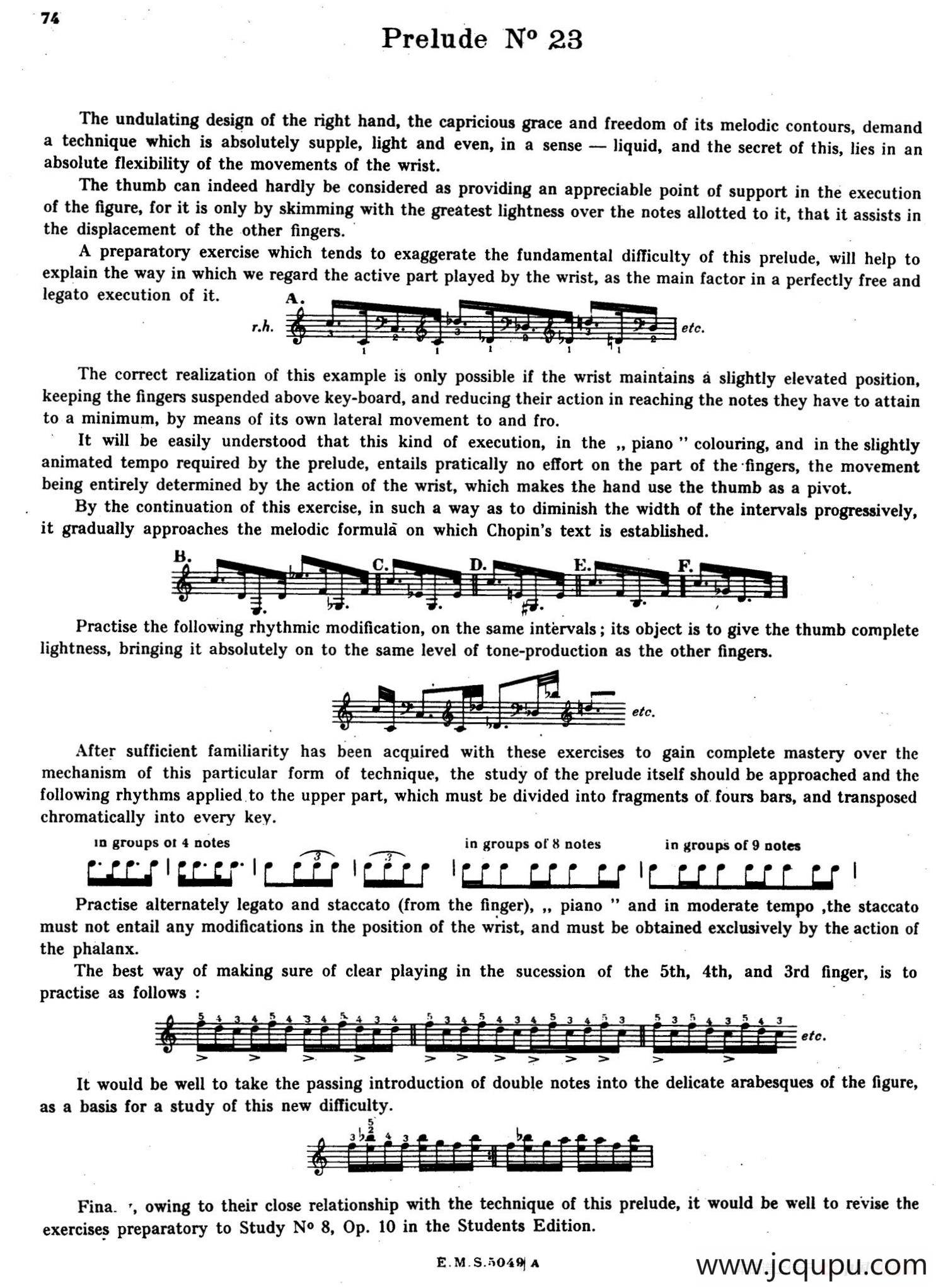 Preludes Op.28（24首前奏曲·23）简谱