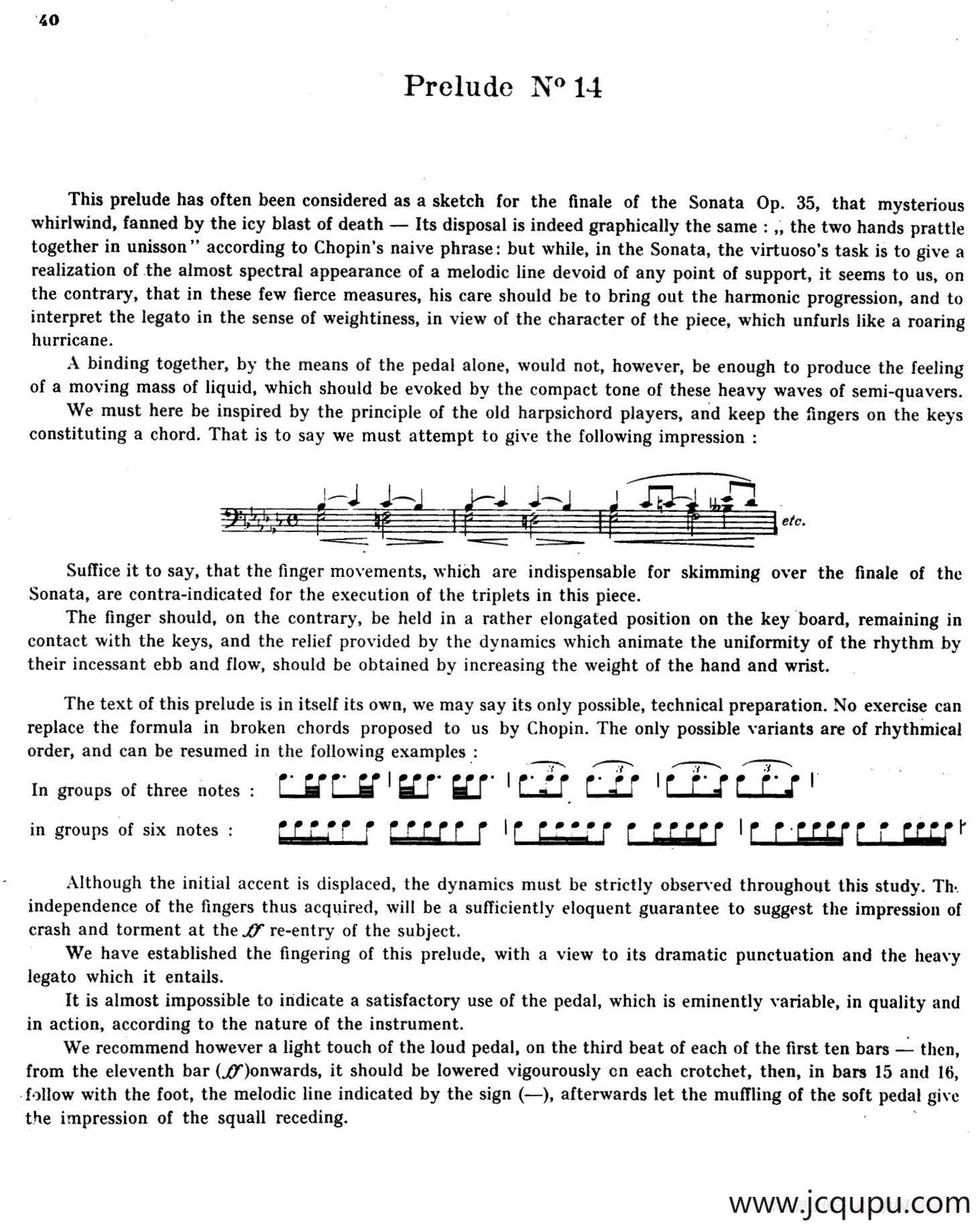 Preludes Op.28（24首前奏曲·14）简谱